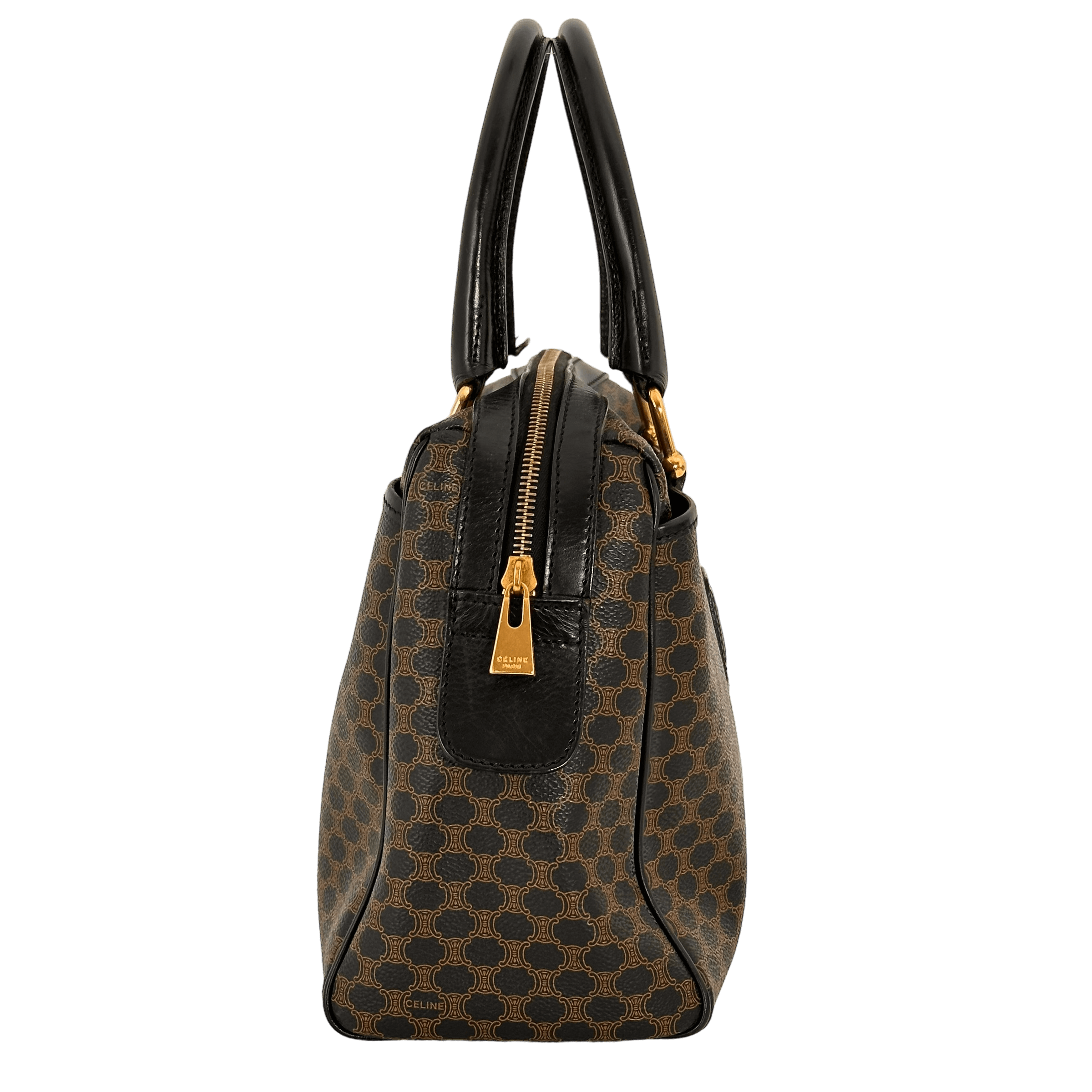 Black Macadam Boston Bag