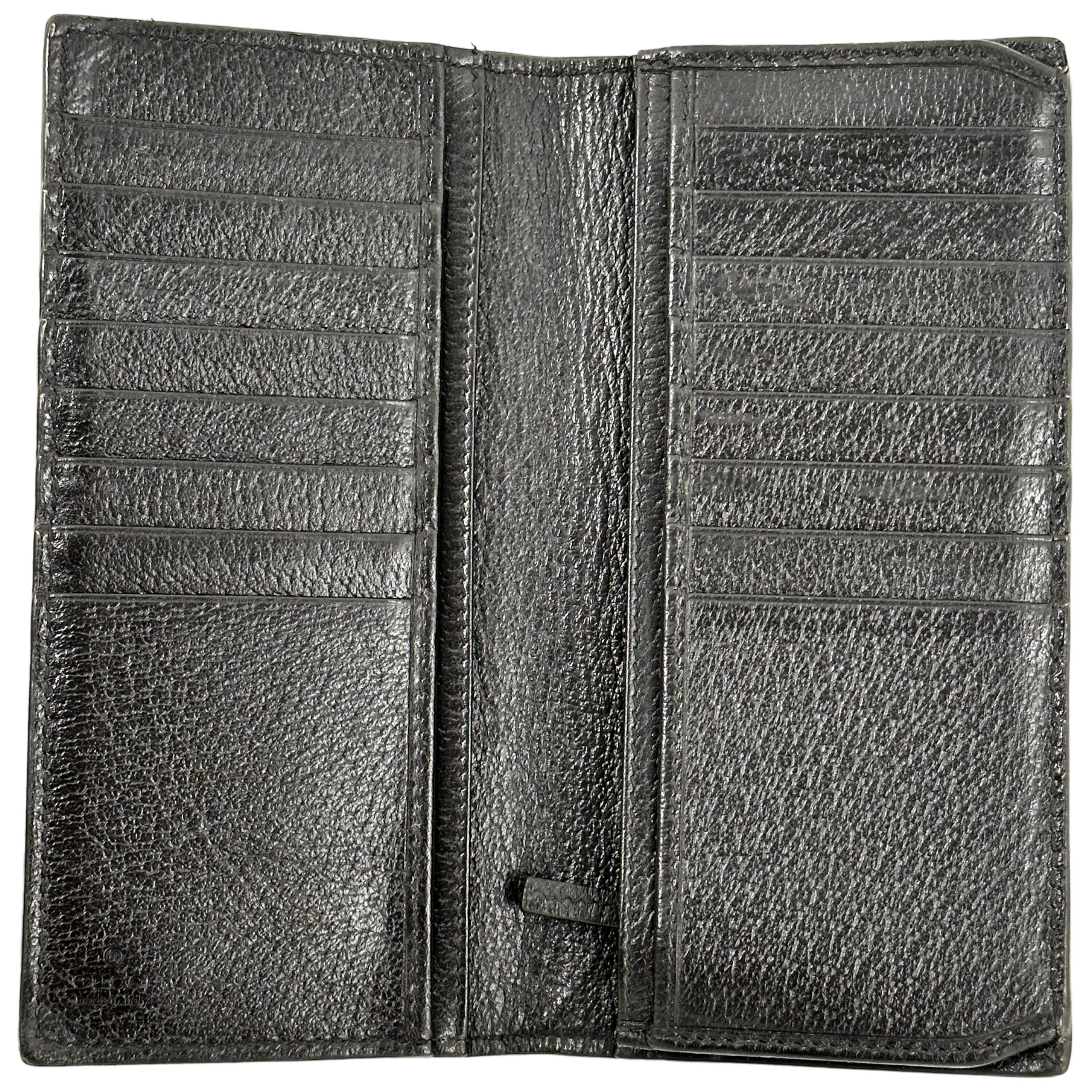 Black GG Long Wallet