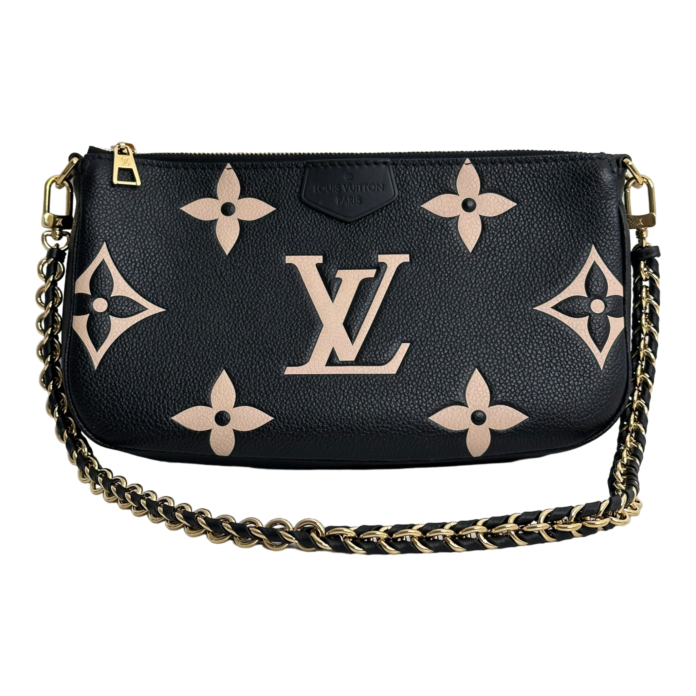 Bicolor Monogram Empreinte Leather Multi Pochette