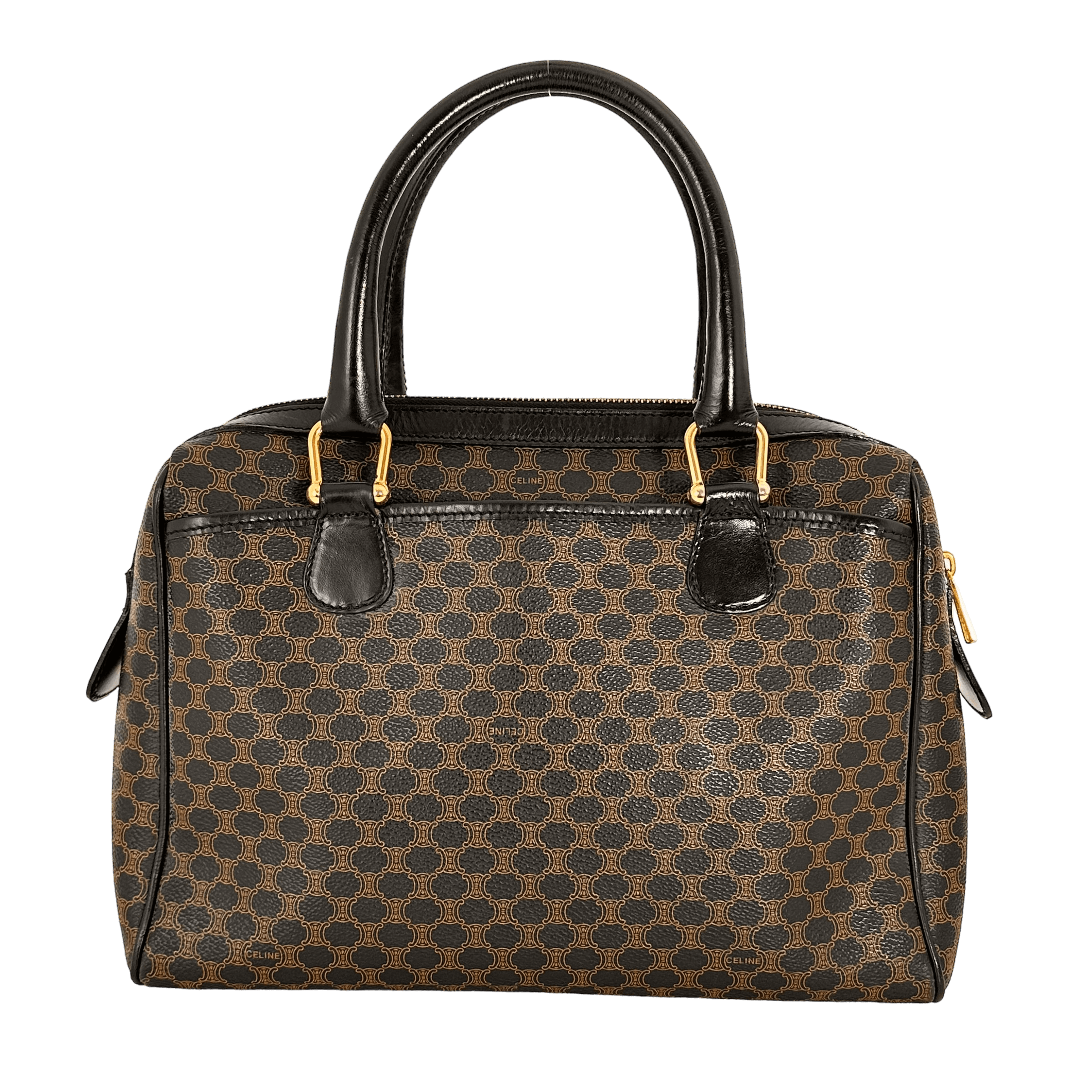 Black Macadam Boston Bag