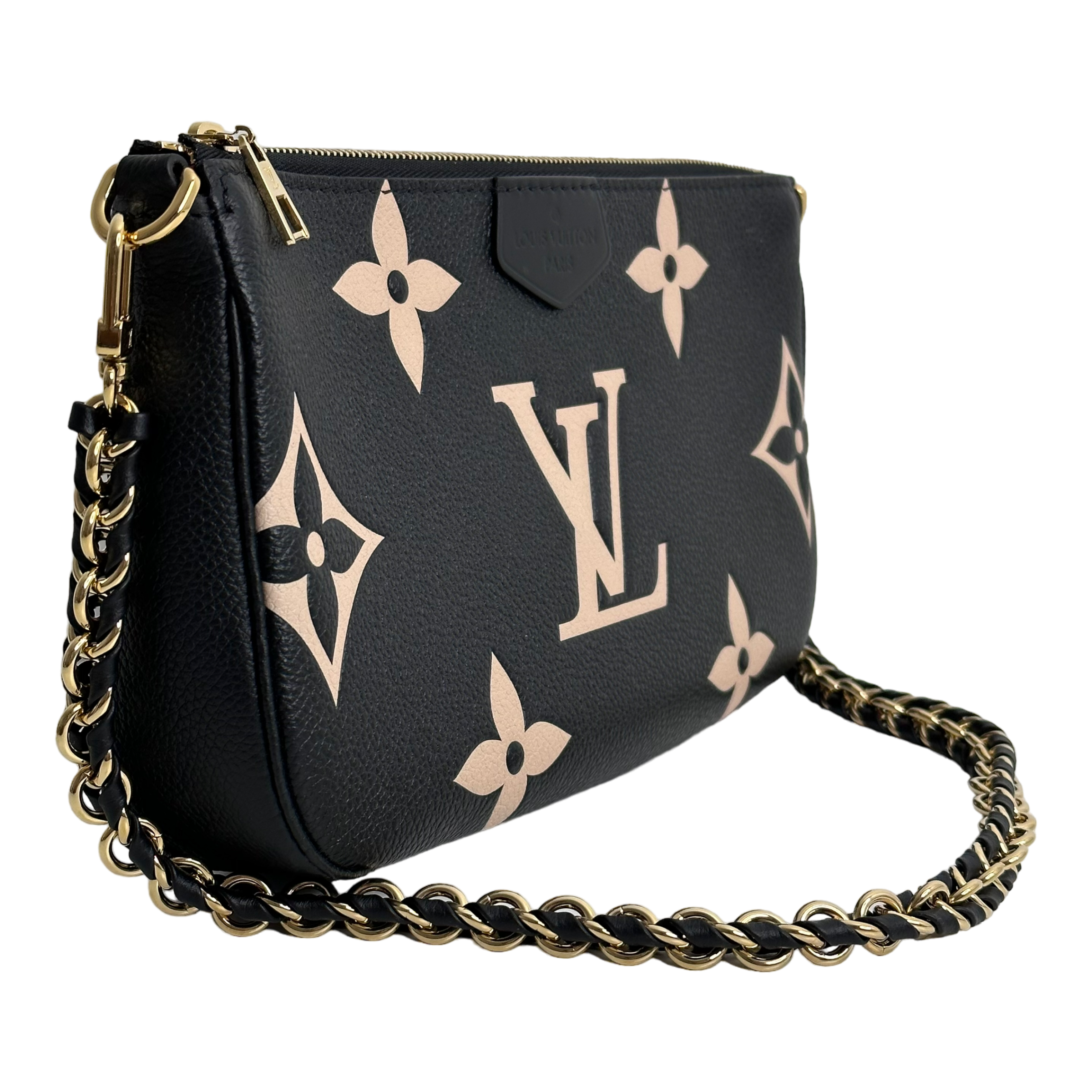 Bicolor Monogram Empreinte Leather Multi Pochette