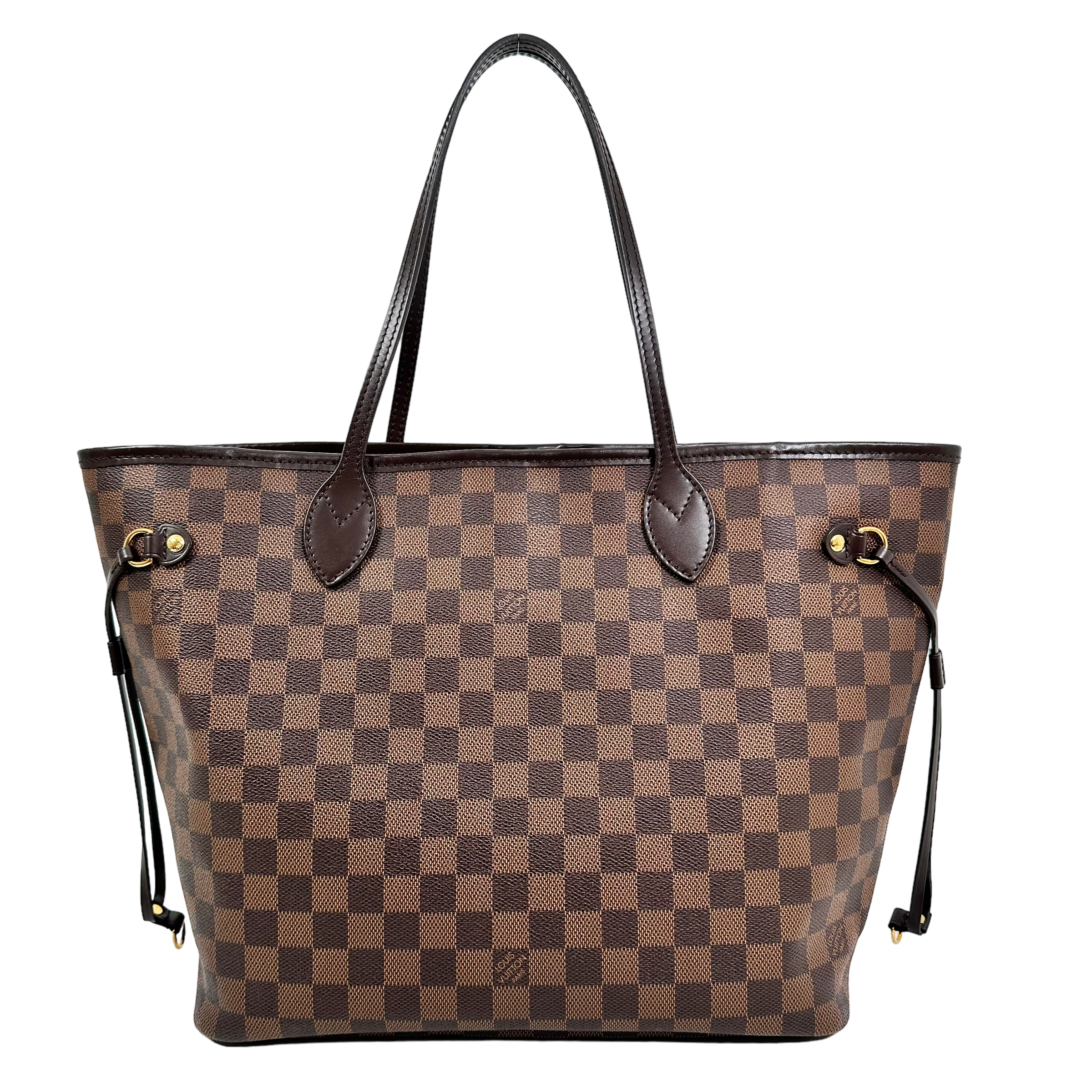 Damier Ebene Neverfull MM Rose Ballerine
