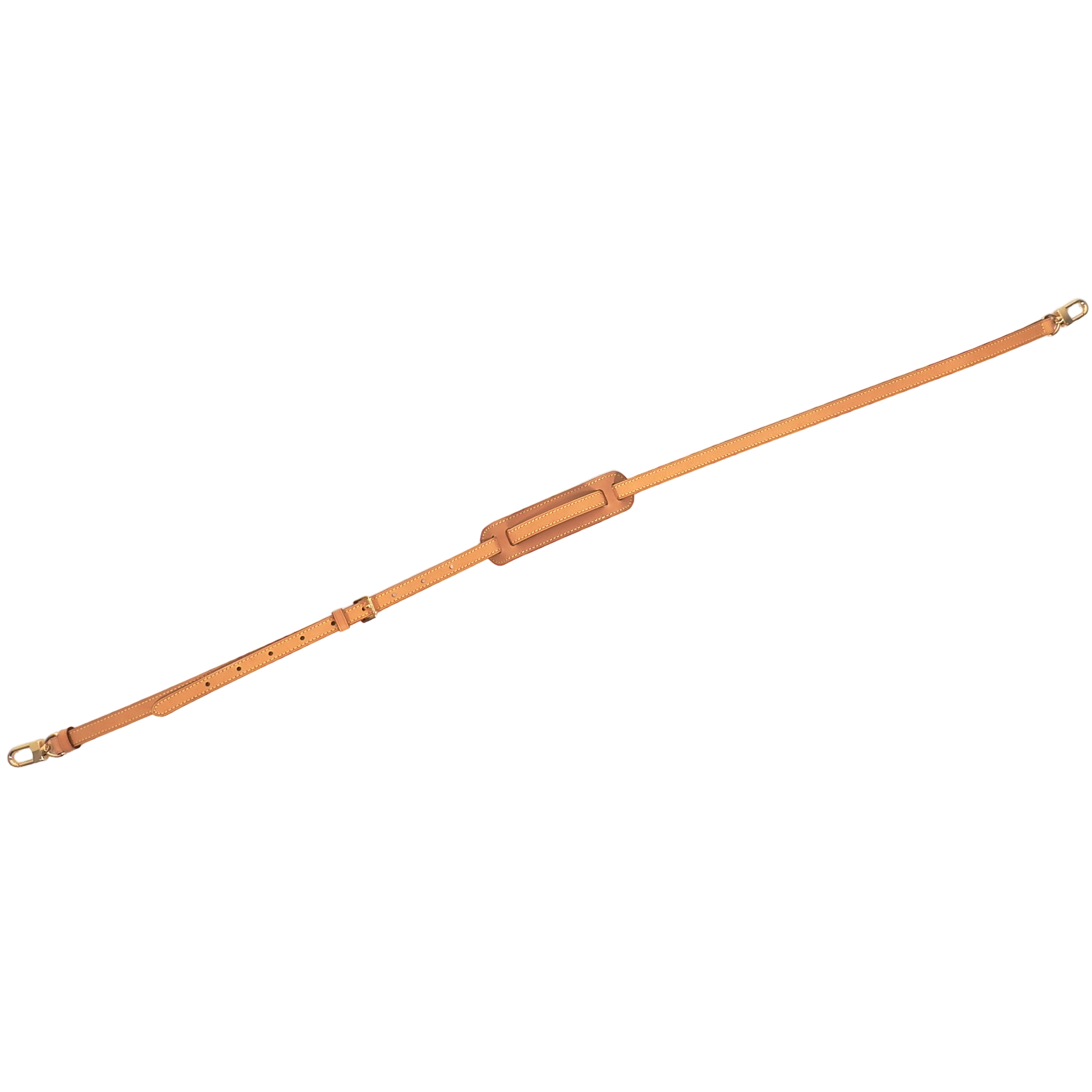 Medium Vachetta Leather Strap - Honey Patina (w/shoulder pad)