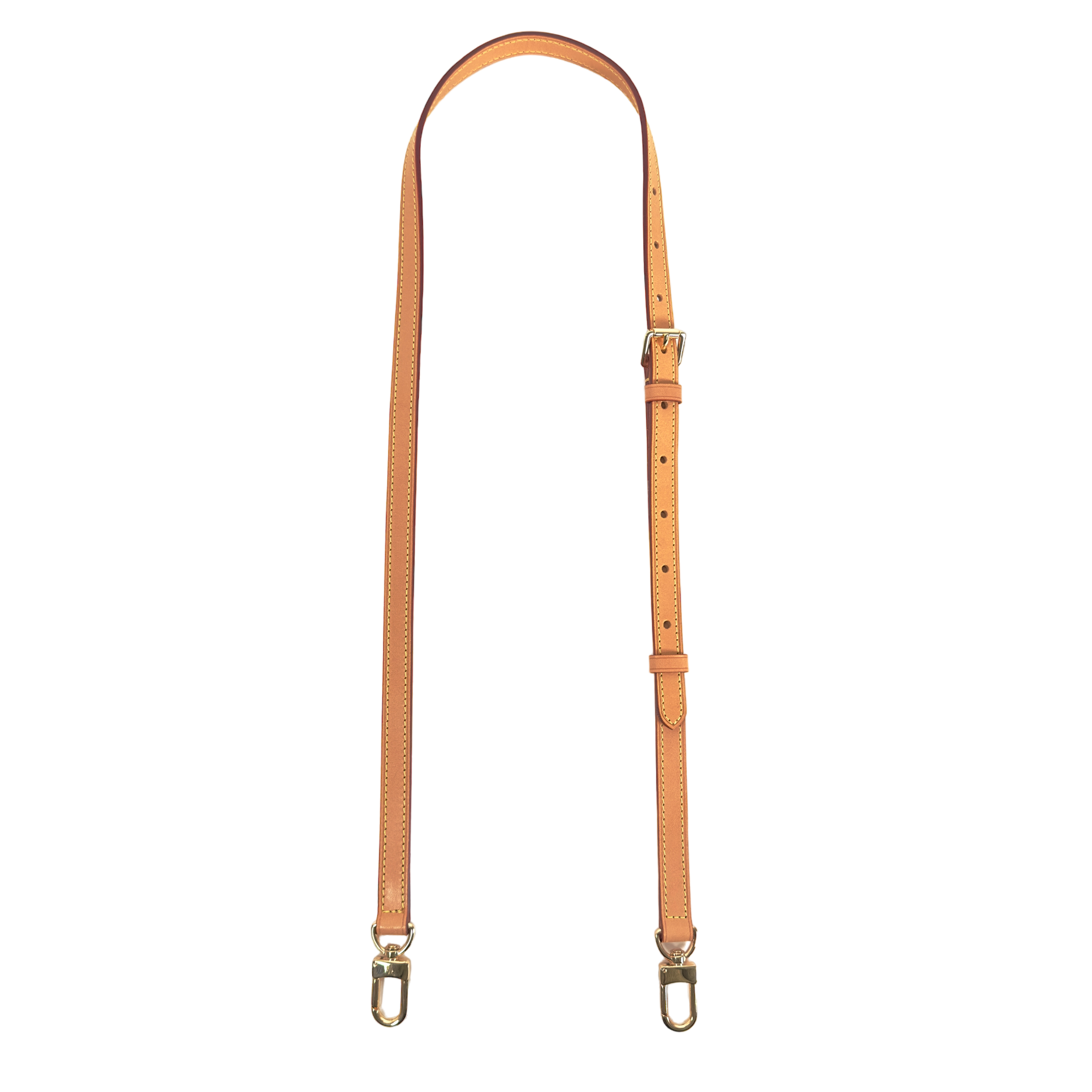 Medium Vachetta Leather Strap - Honey Patina (w/shoulder pad)