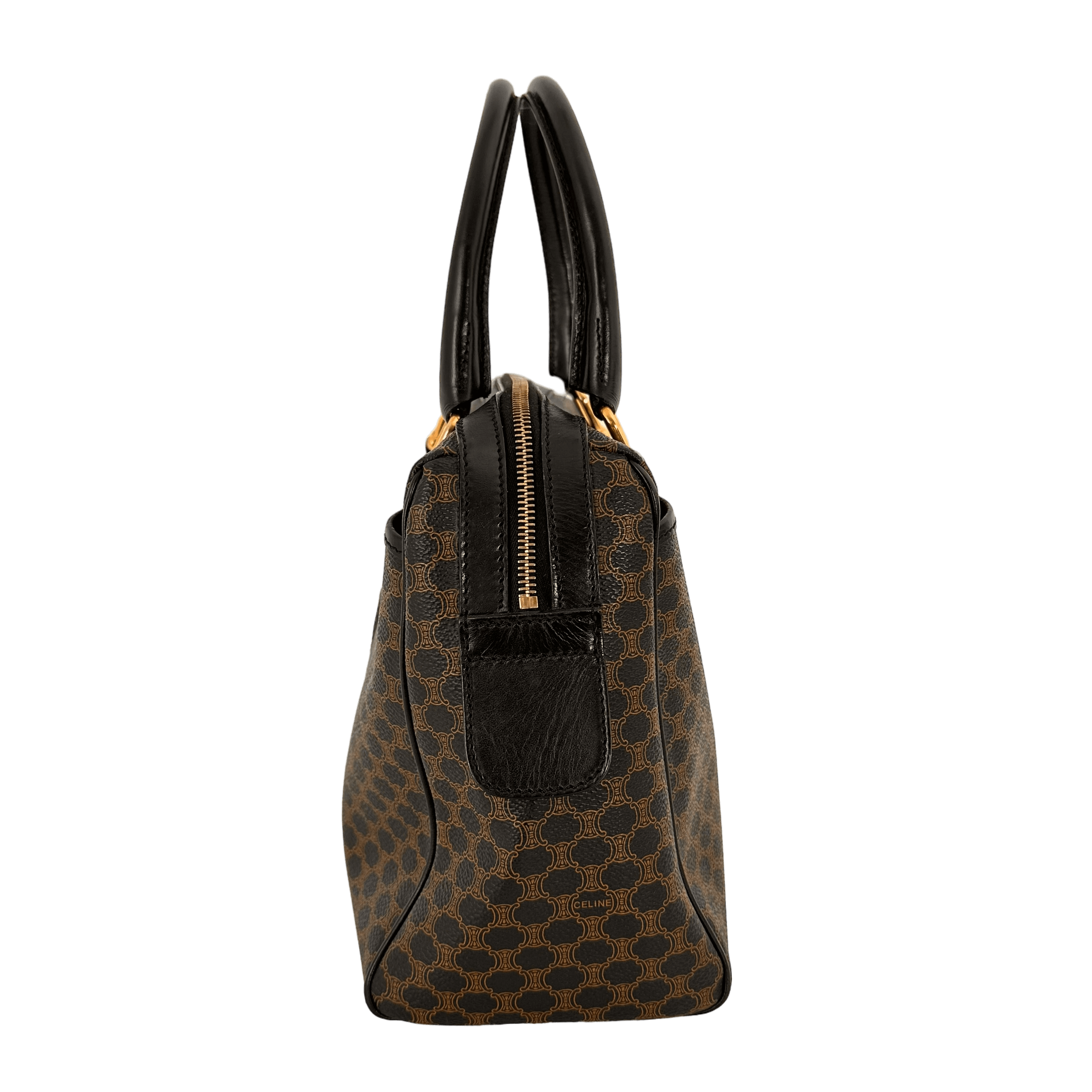 Black Macadam Boston Bag