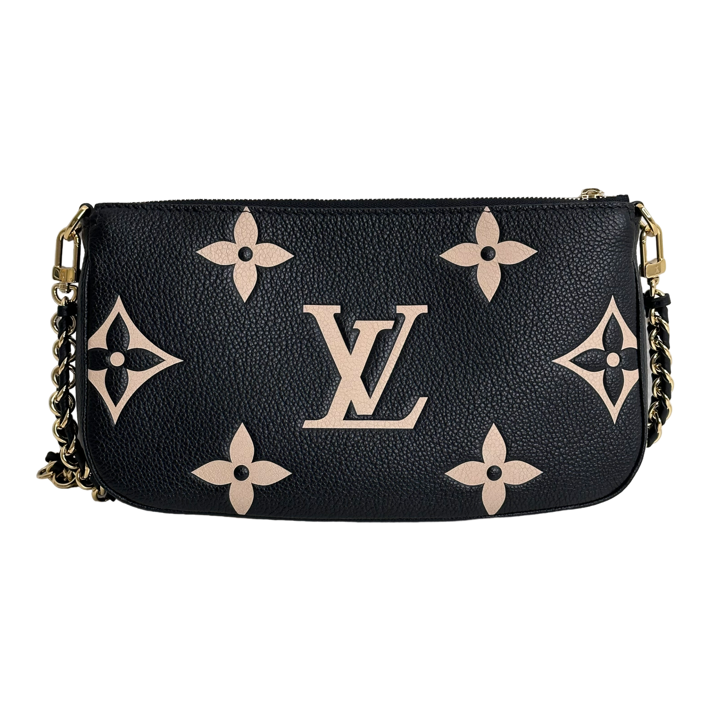 Bicolor Monogram Empreinte Leather Multi Pochette