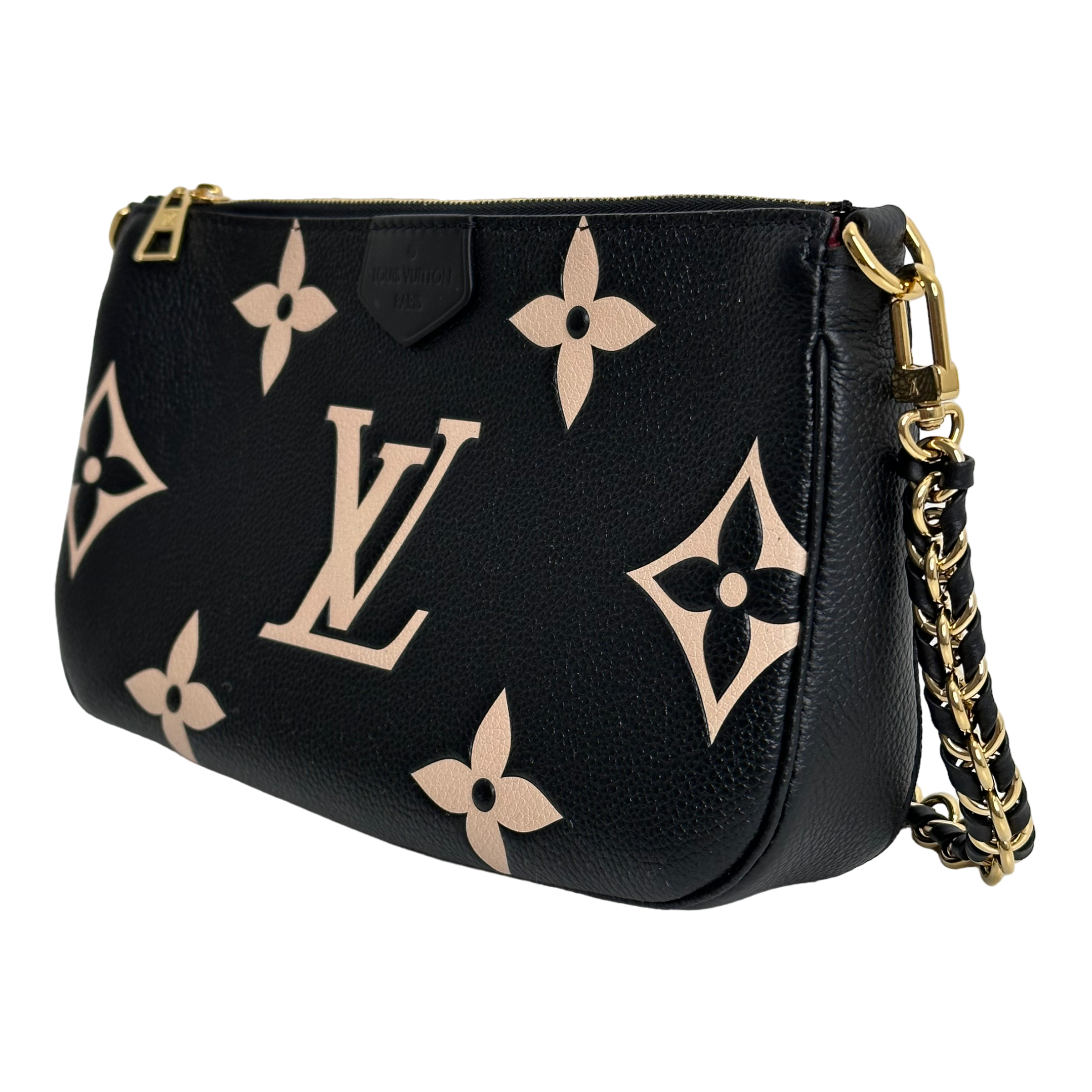 Bicolor Monogram Empreinte Leather Multi Pochette