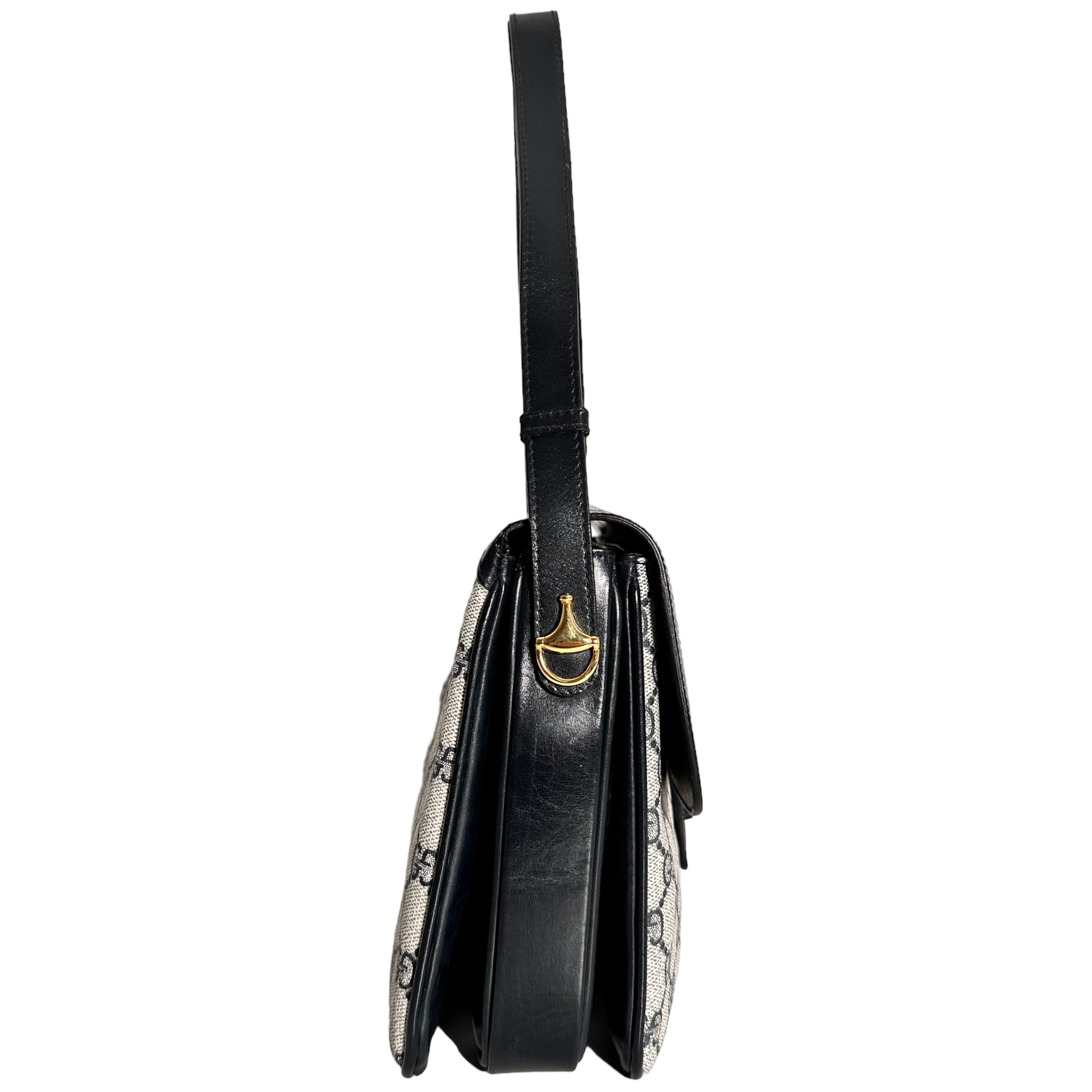 Navy GG Web Crossbody