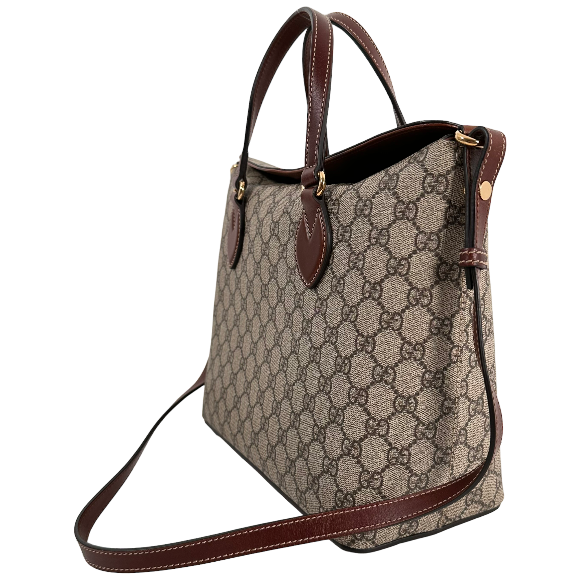GG Supreme Linea A Foldover Tote