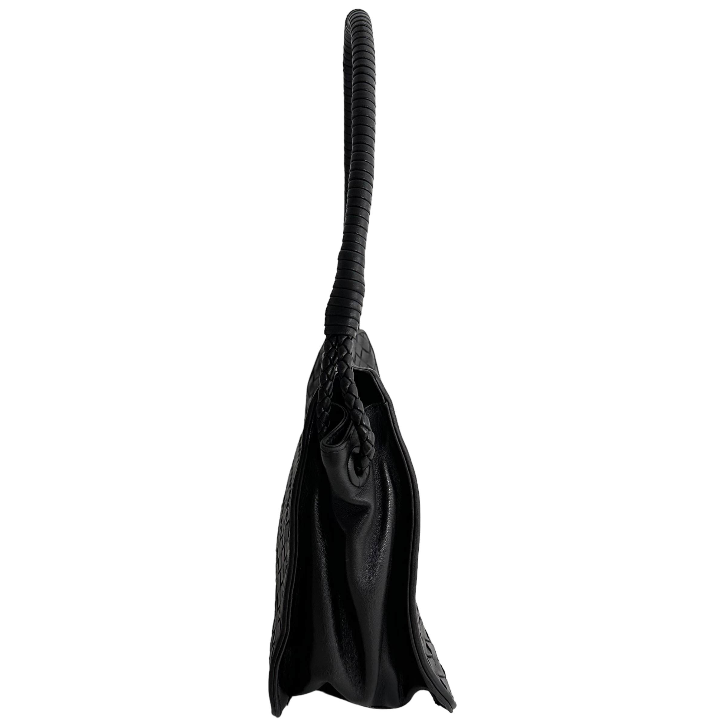 Intrecciato Leather Shoulder Bag