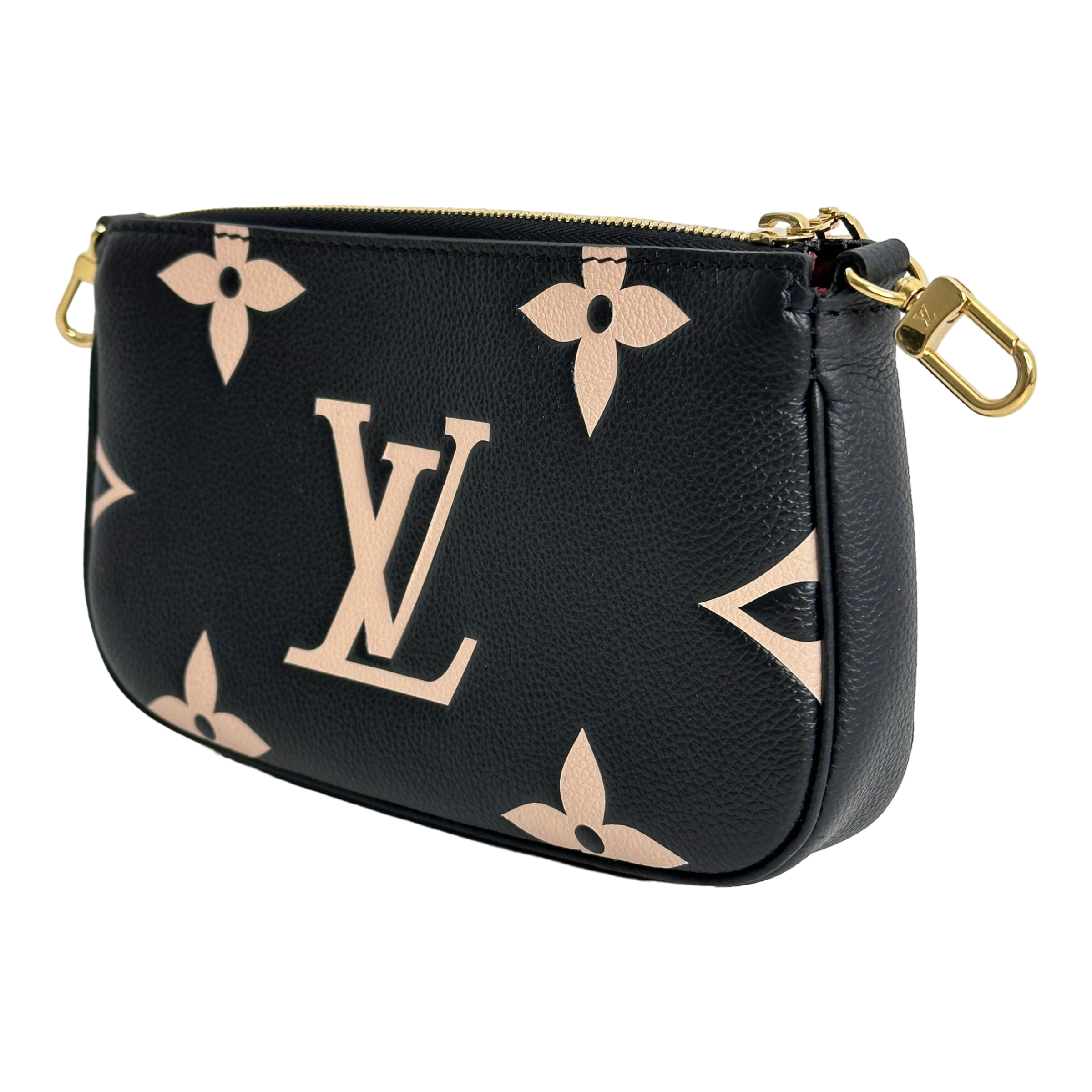 Bicolor Monogram Empreinte Leather Multi Pochette