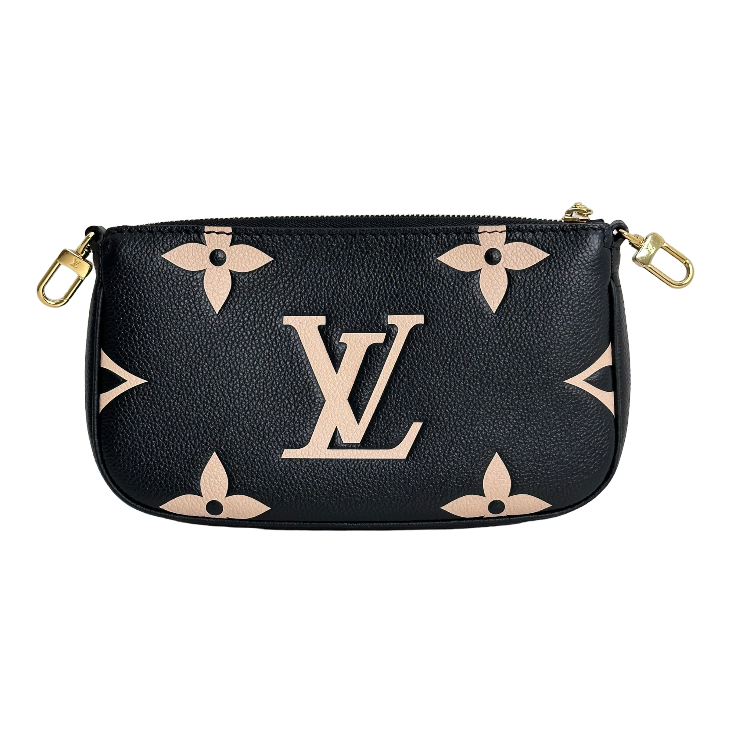 Bicolor Monogram Empreinte Leather Multi Pochette