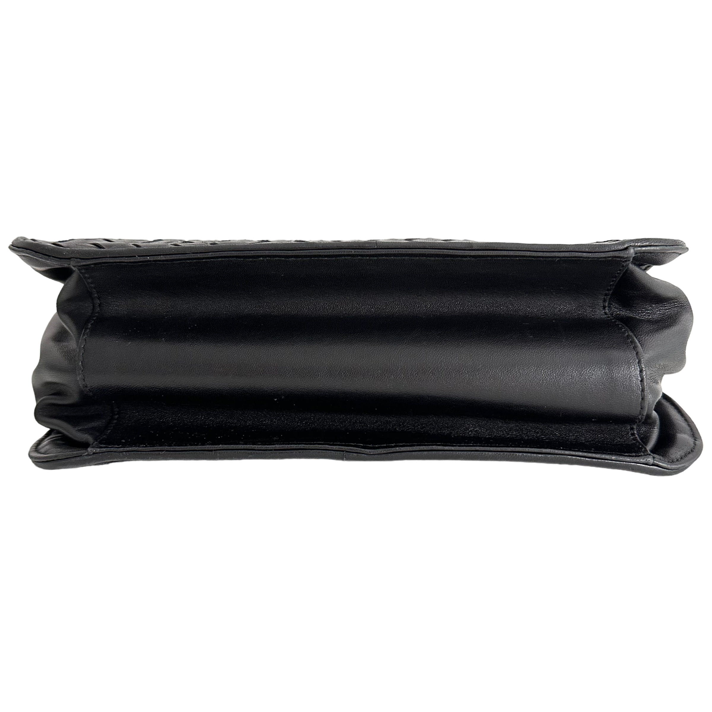 Intrecciato Leather Shoulder Bag