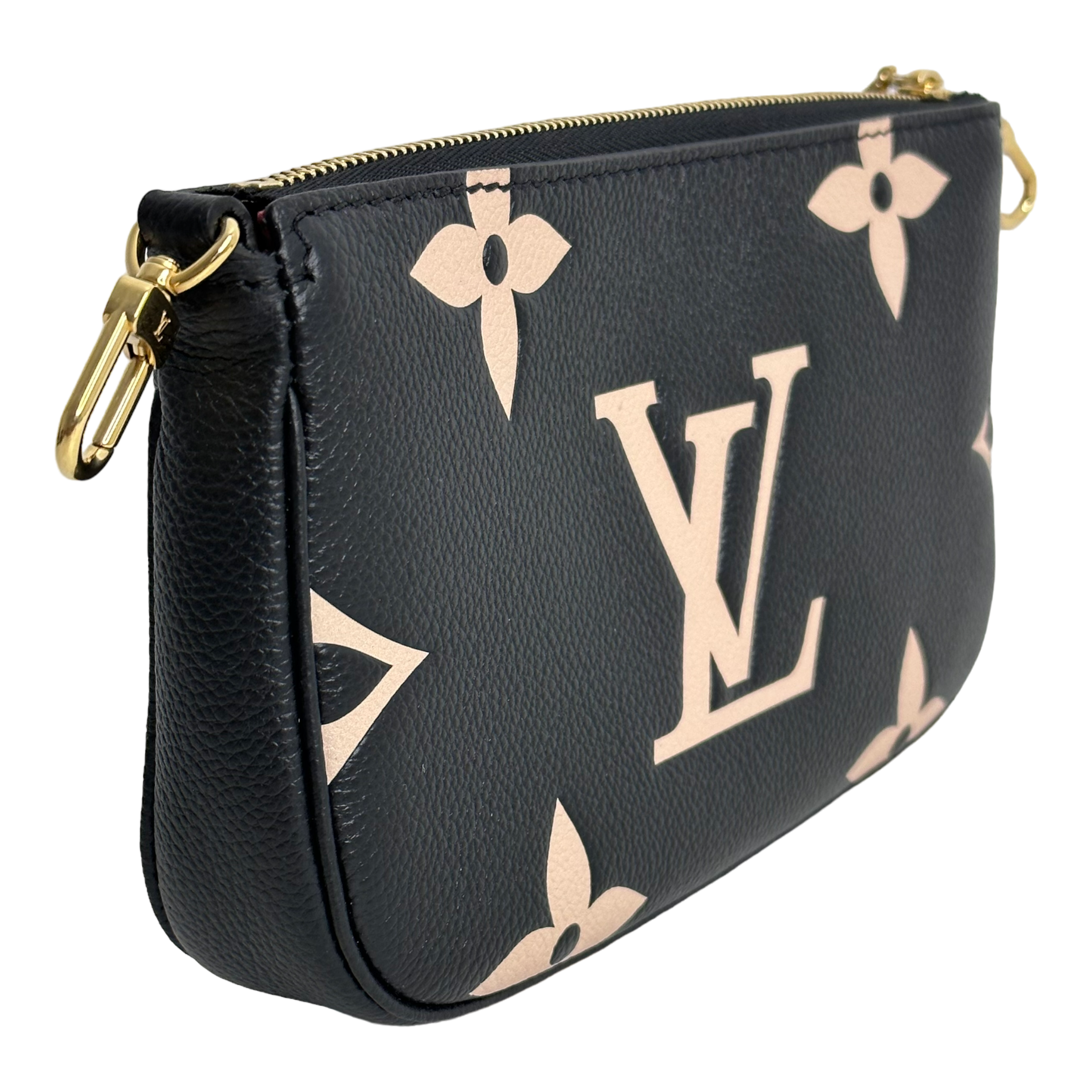 Bicolor Monogram Empreinte Leather Multi Pochette