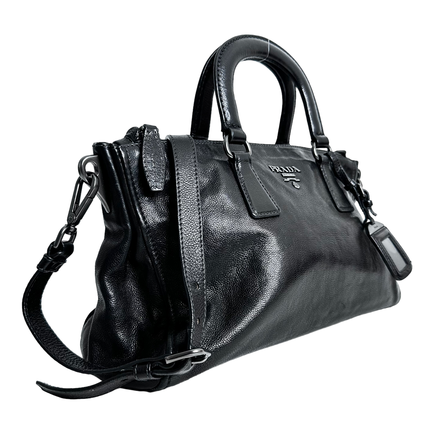 Black Glace Calfskin Handbag