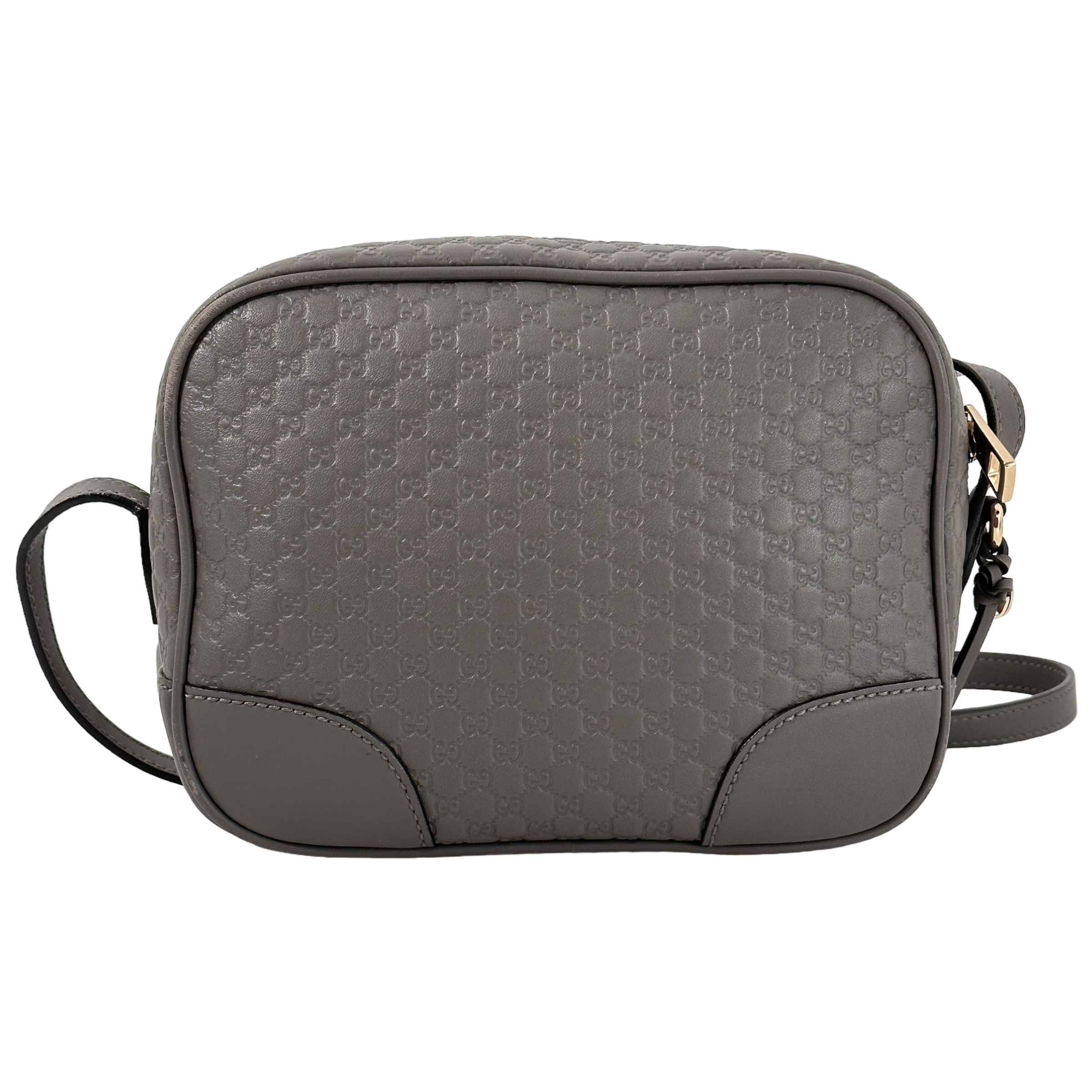 Grey Microguccisimma Mini Bree Crossbody