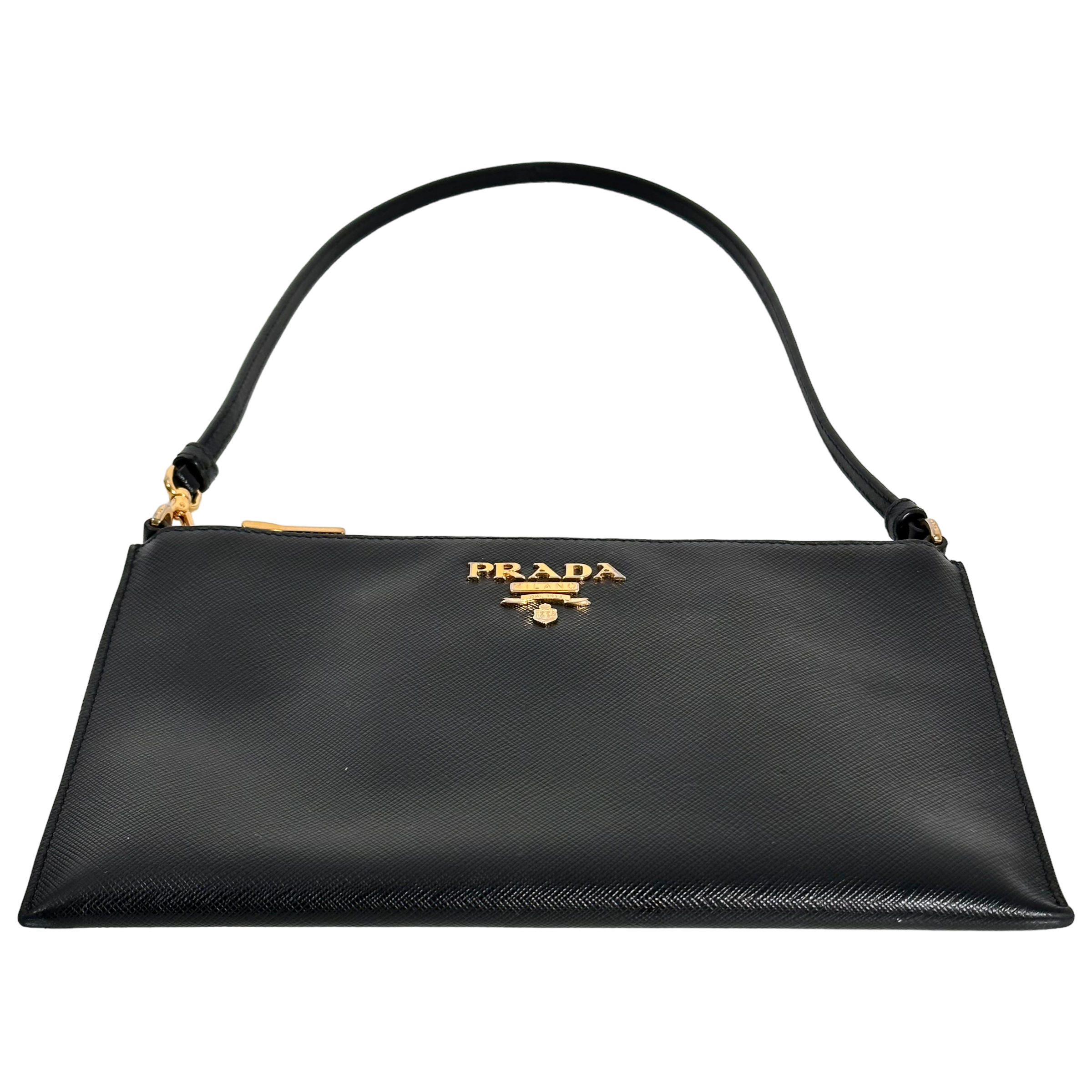 Black Saffiano Shoulder Bag