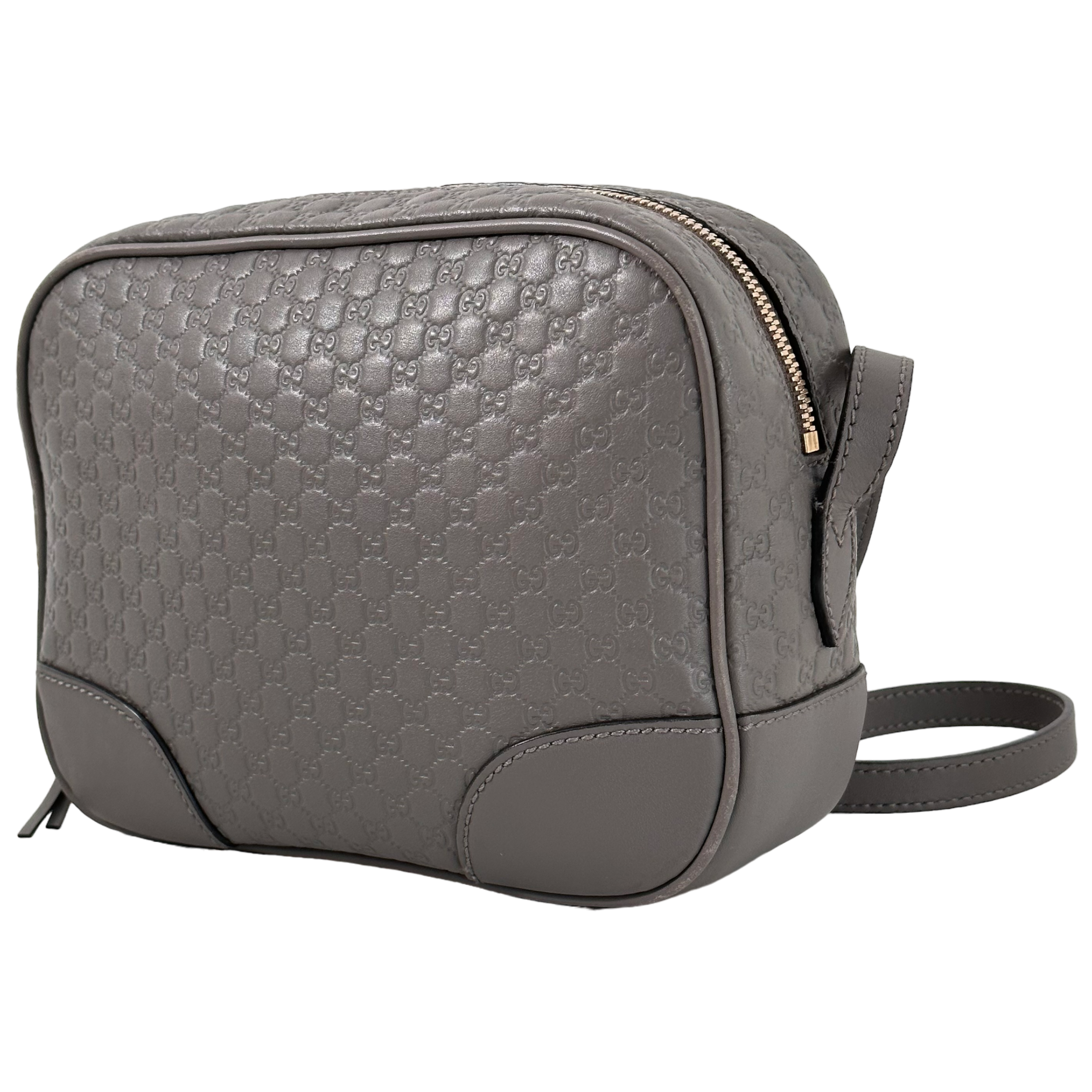 Grey Microguccisimma Mini Bree Crossbody