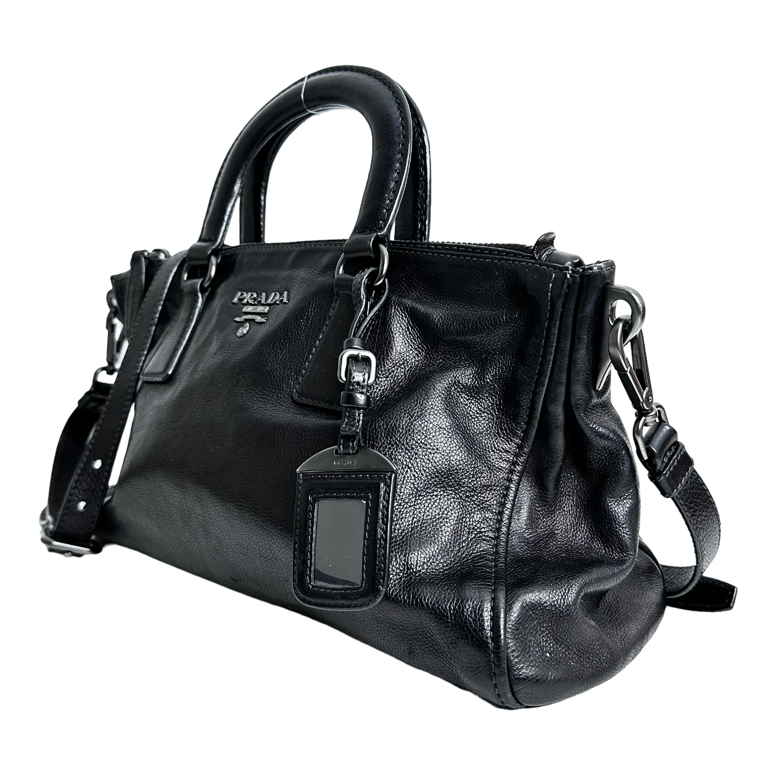 Black Glace Calfskin Handbag