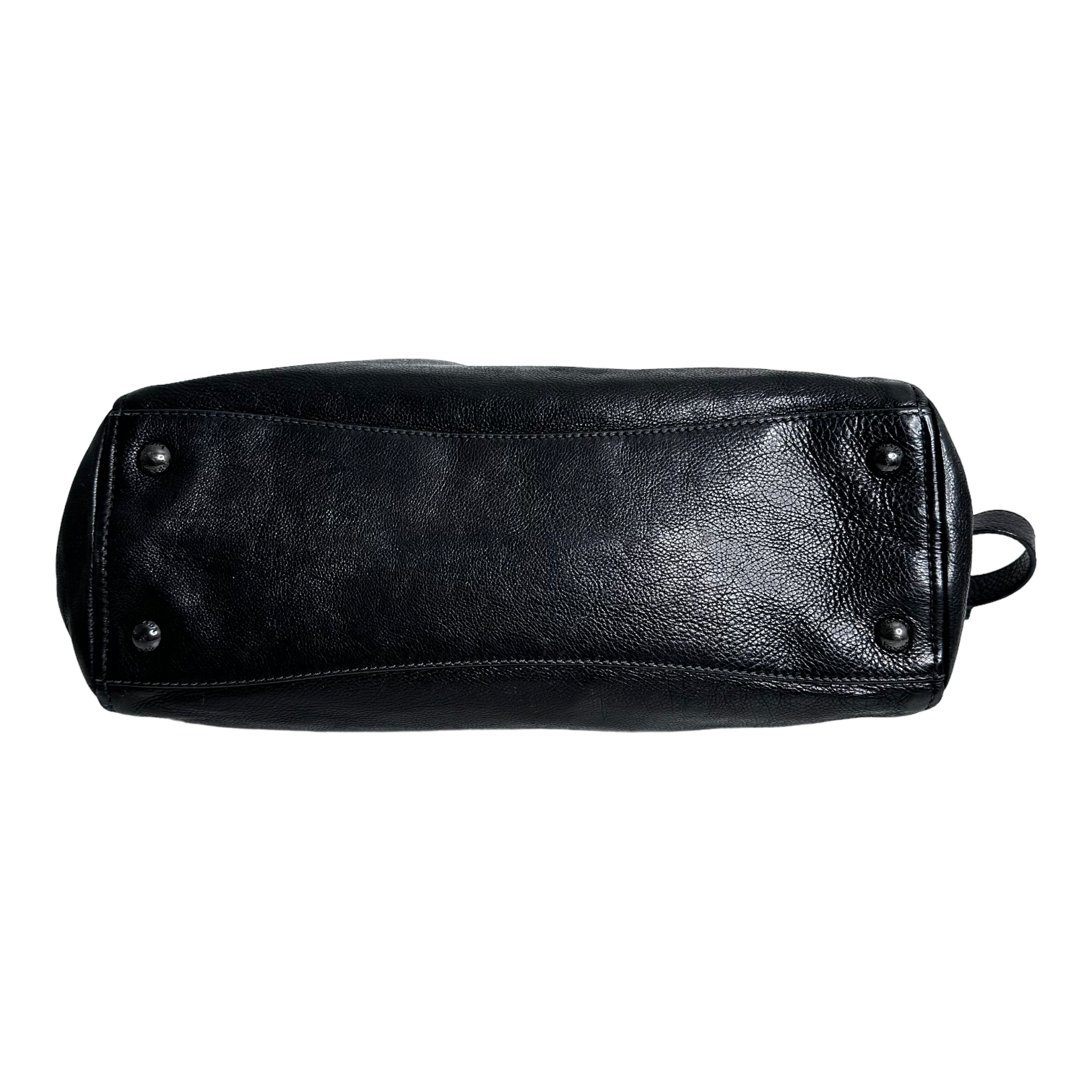 Black Glace Calfskin Handbag