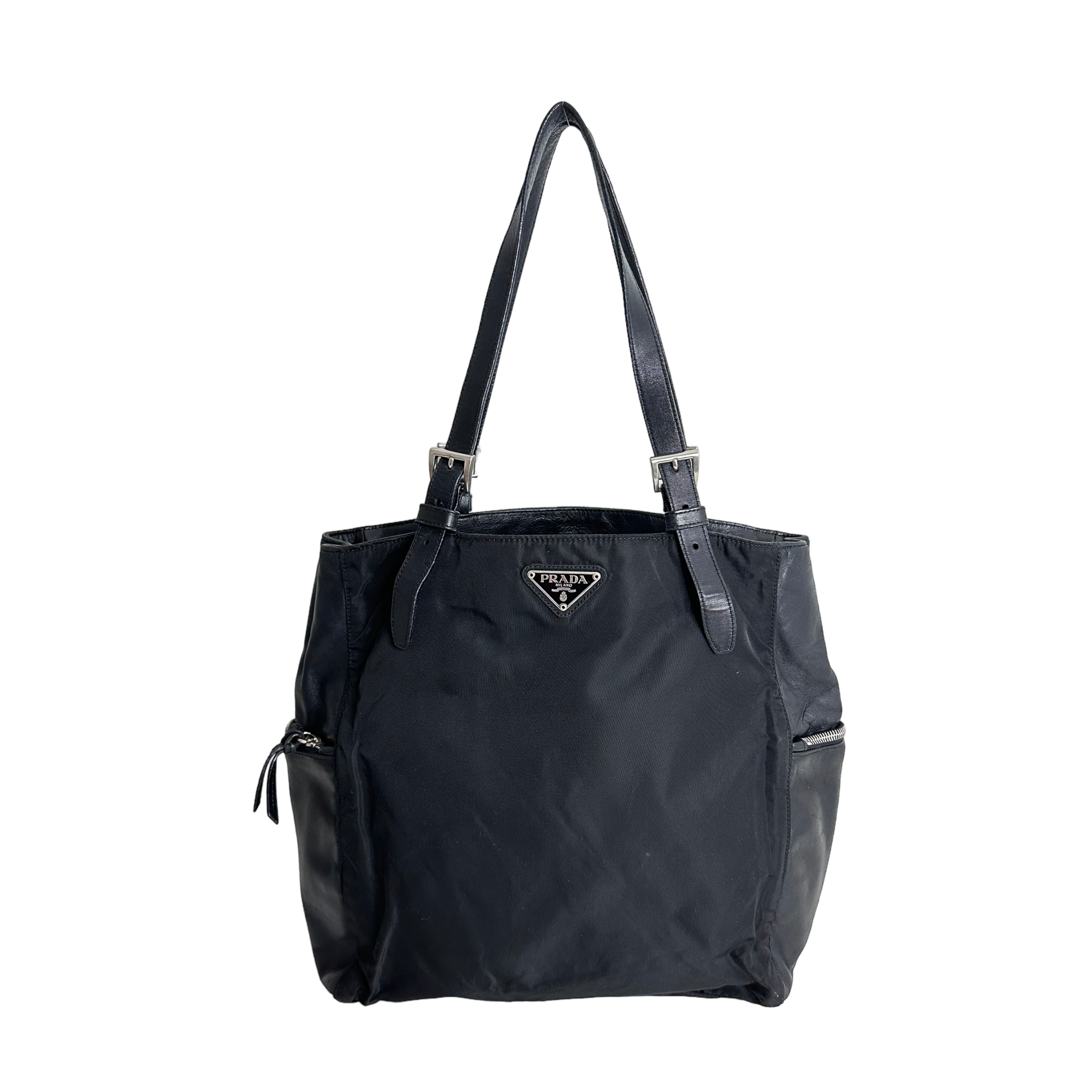 Black Nylon Tote