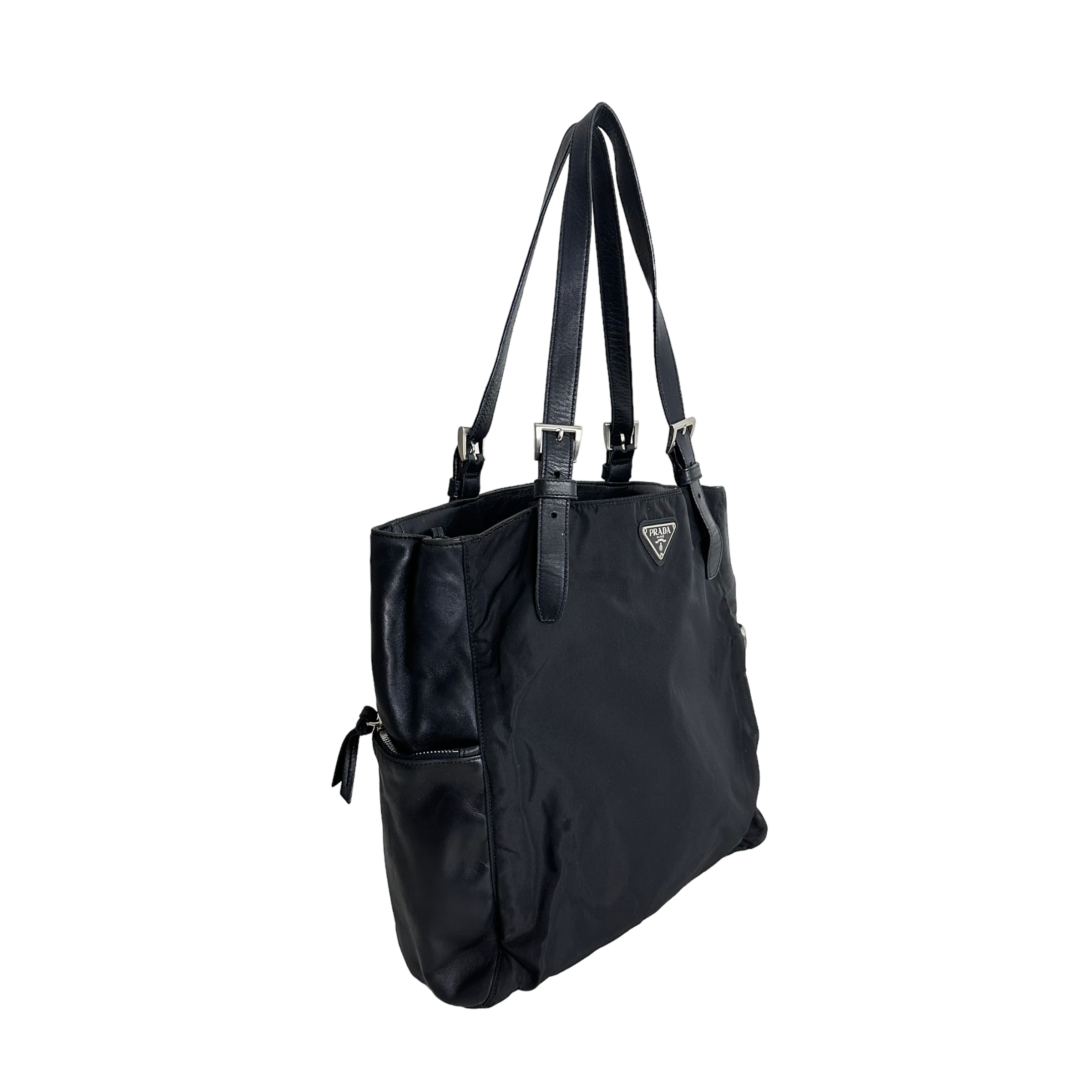 Black Nylon Tote