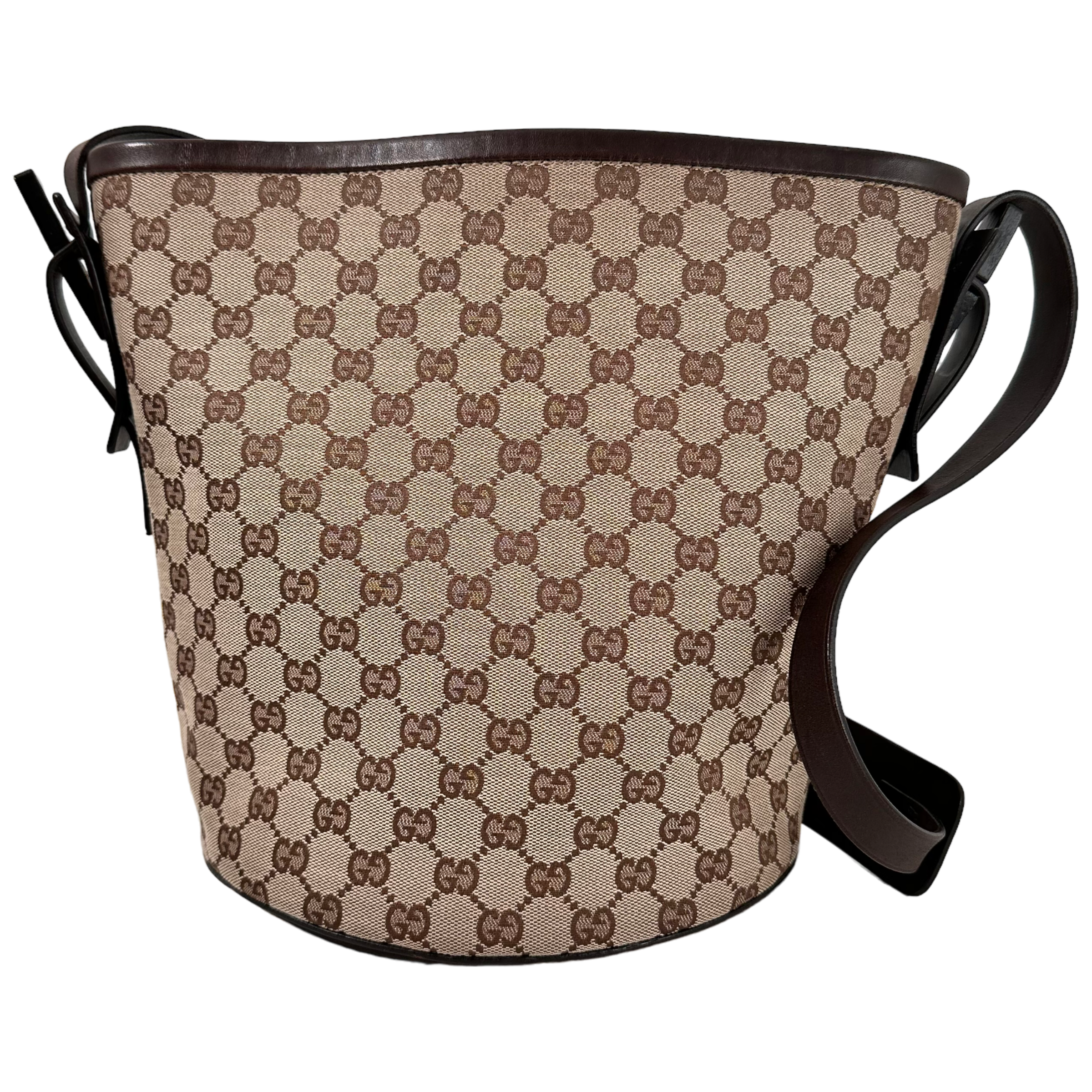 GG Canvas Bucket Bag