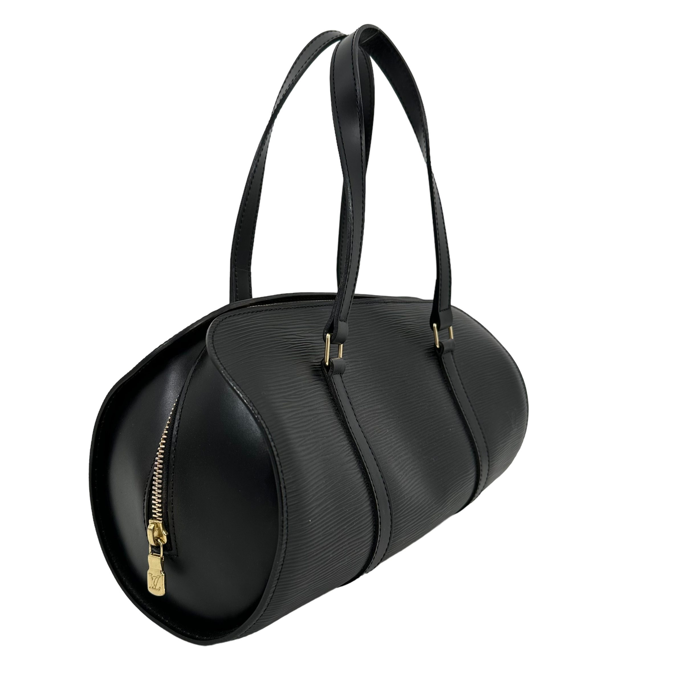 Black Epi Soufflot w/ Pouch