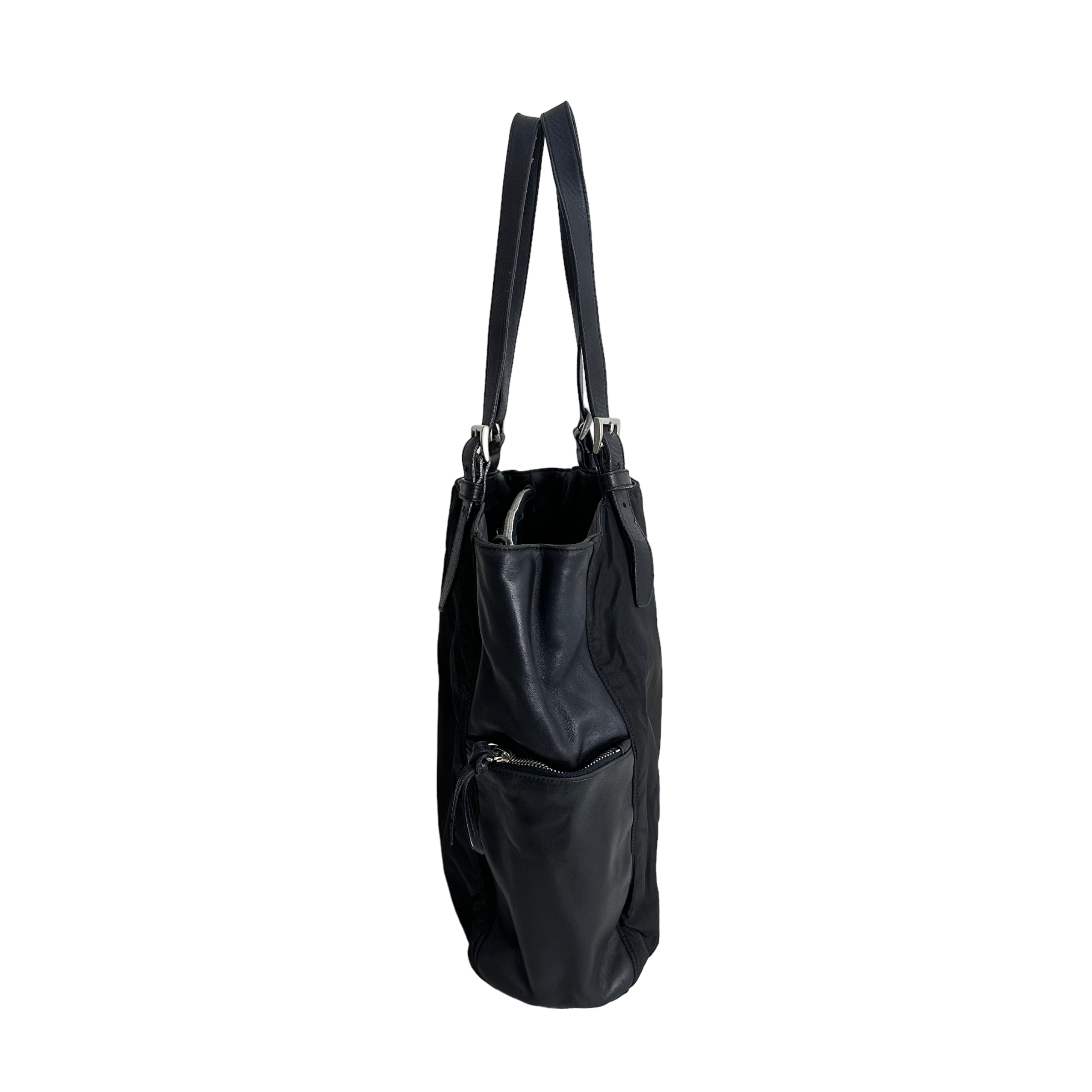 Black Nylon Tote