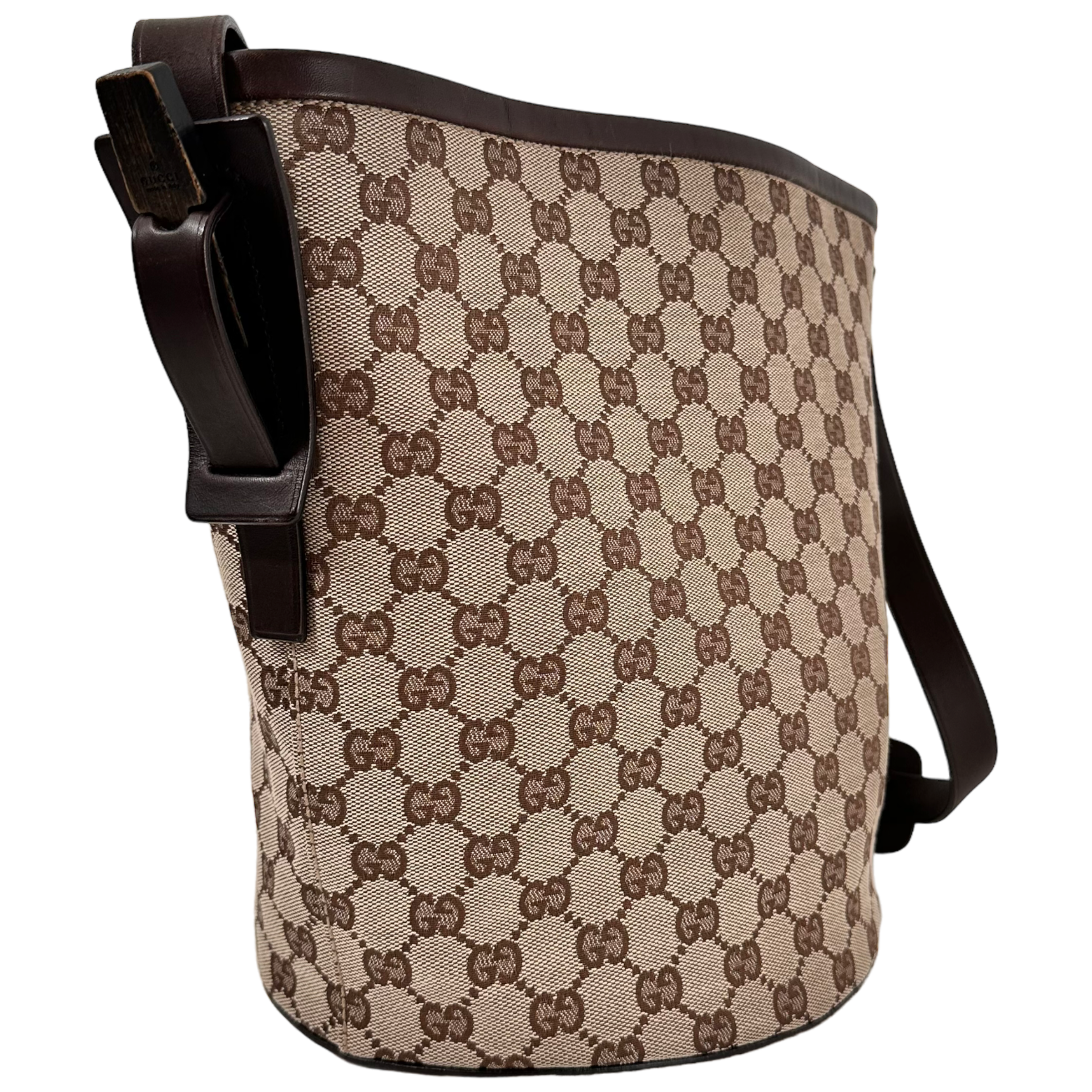 GG Canvas Bucket Bag