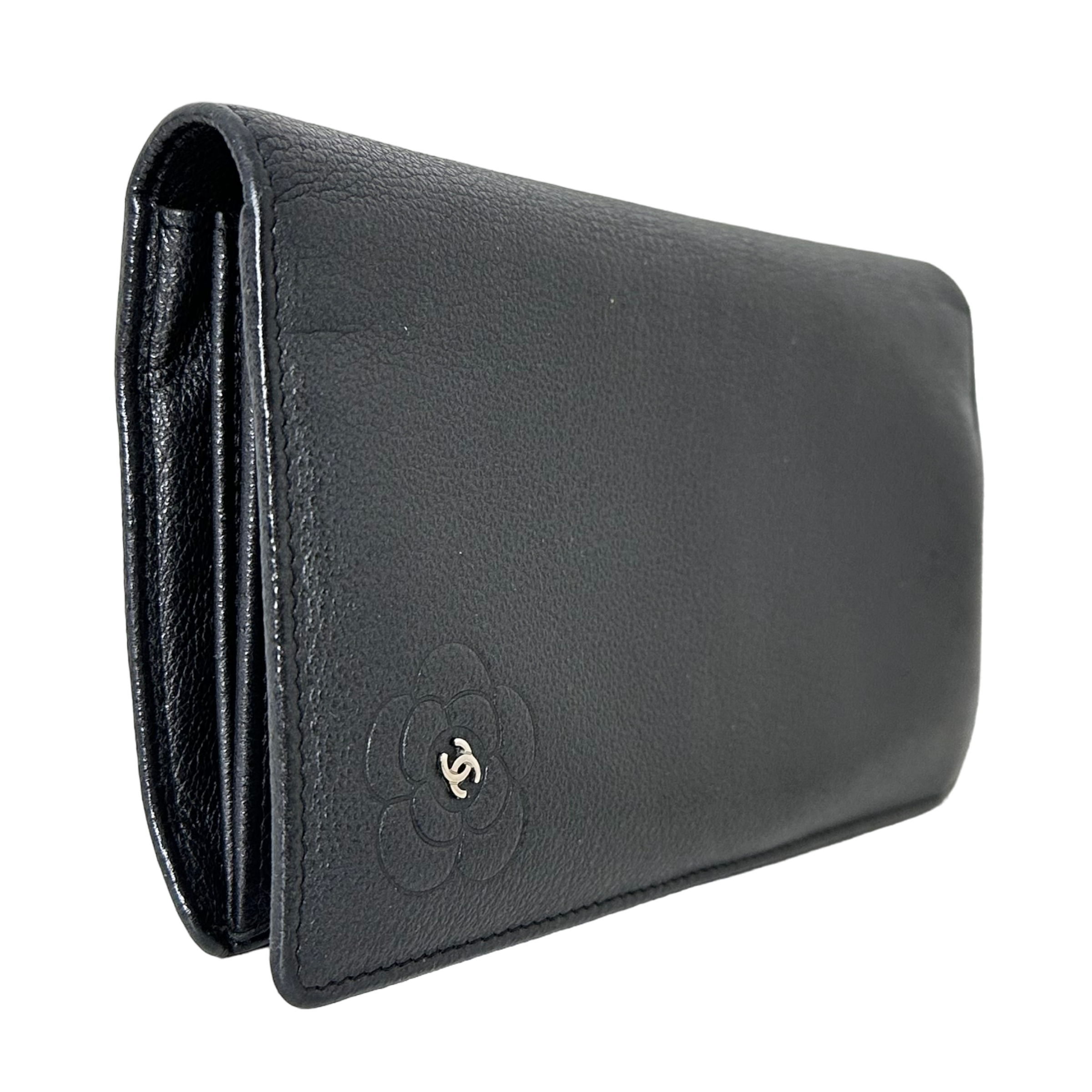 Camellia Leather Wallet