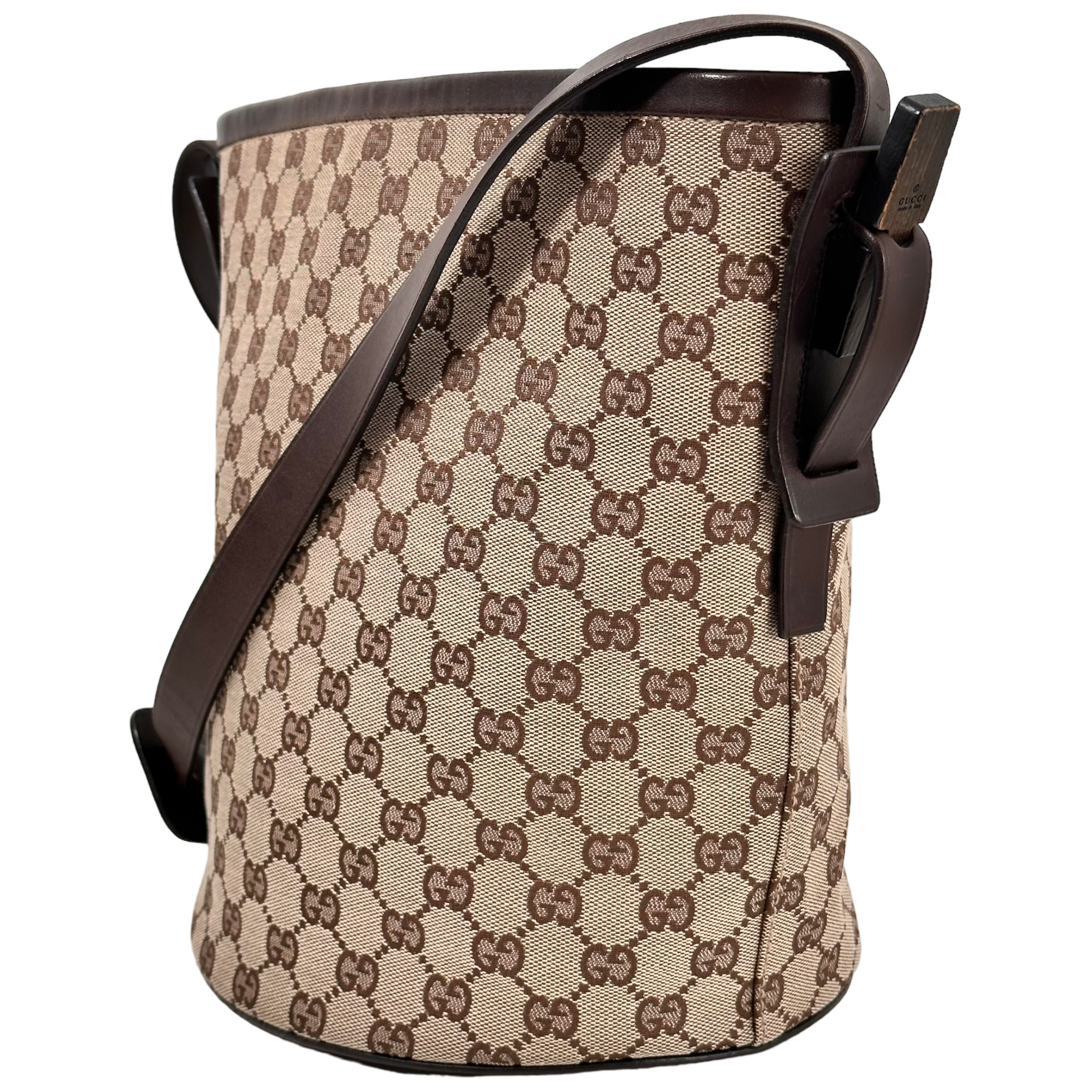 GG Canvas Bucket Bag