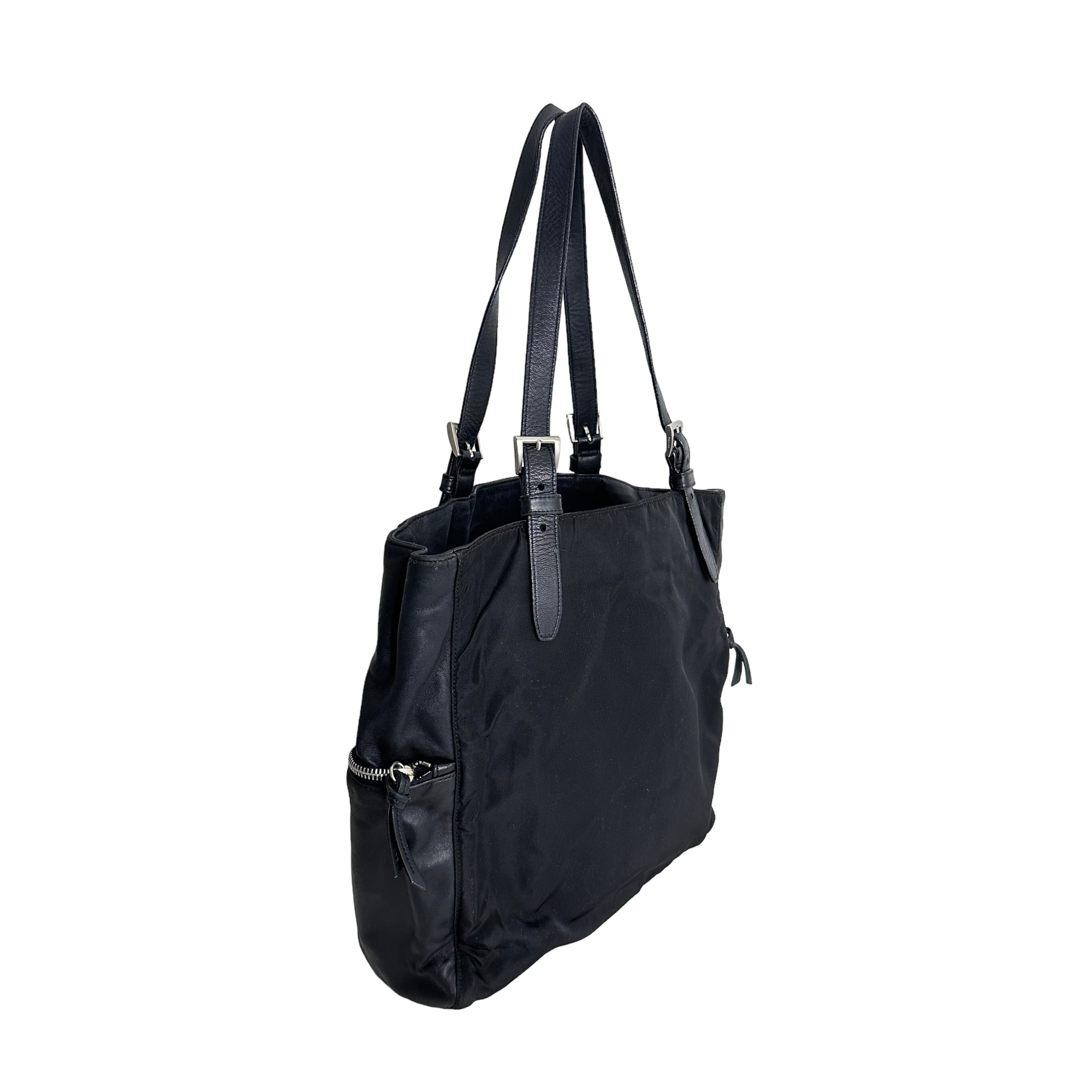 Black Nylon Tote