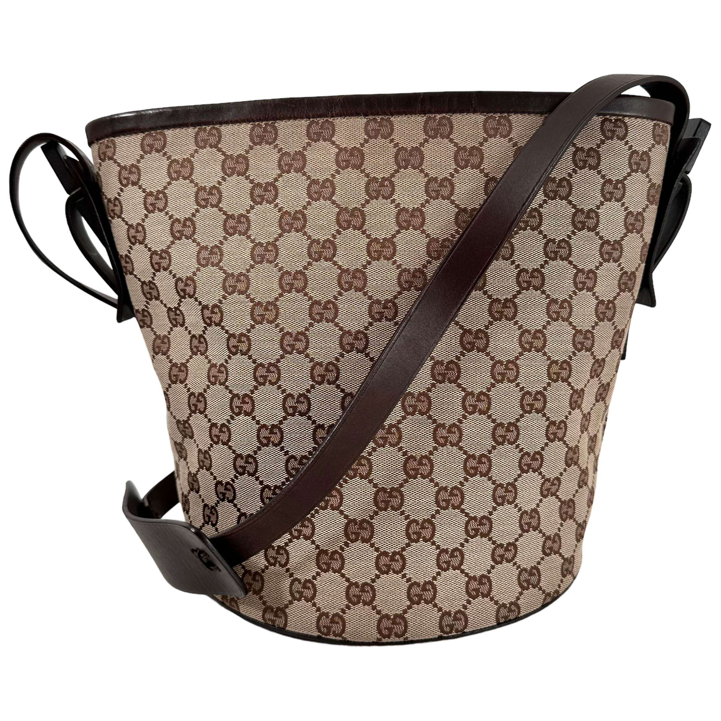 GG Canvas Bucket Bag