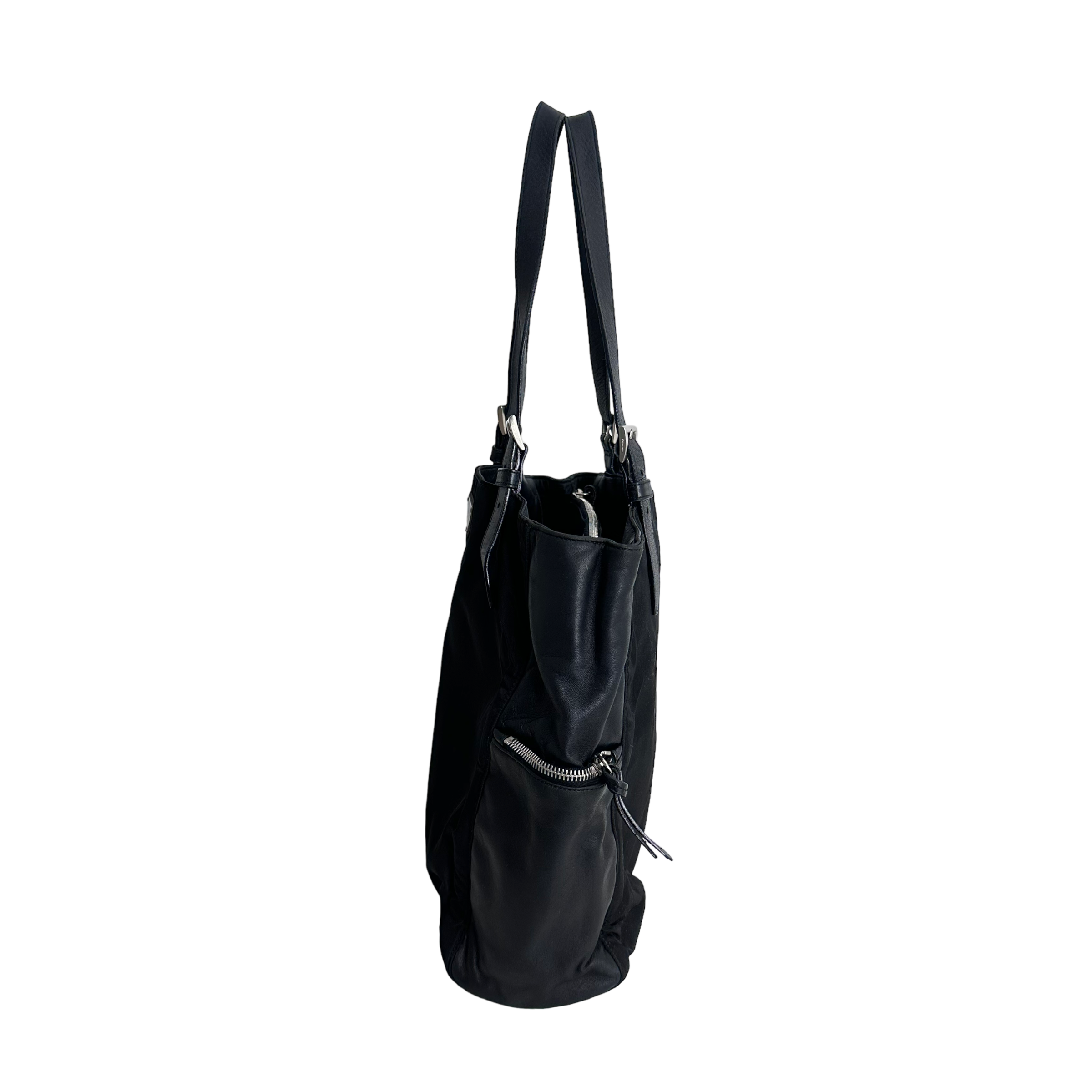 Black Nylon Tote