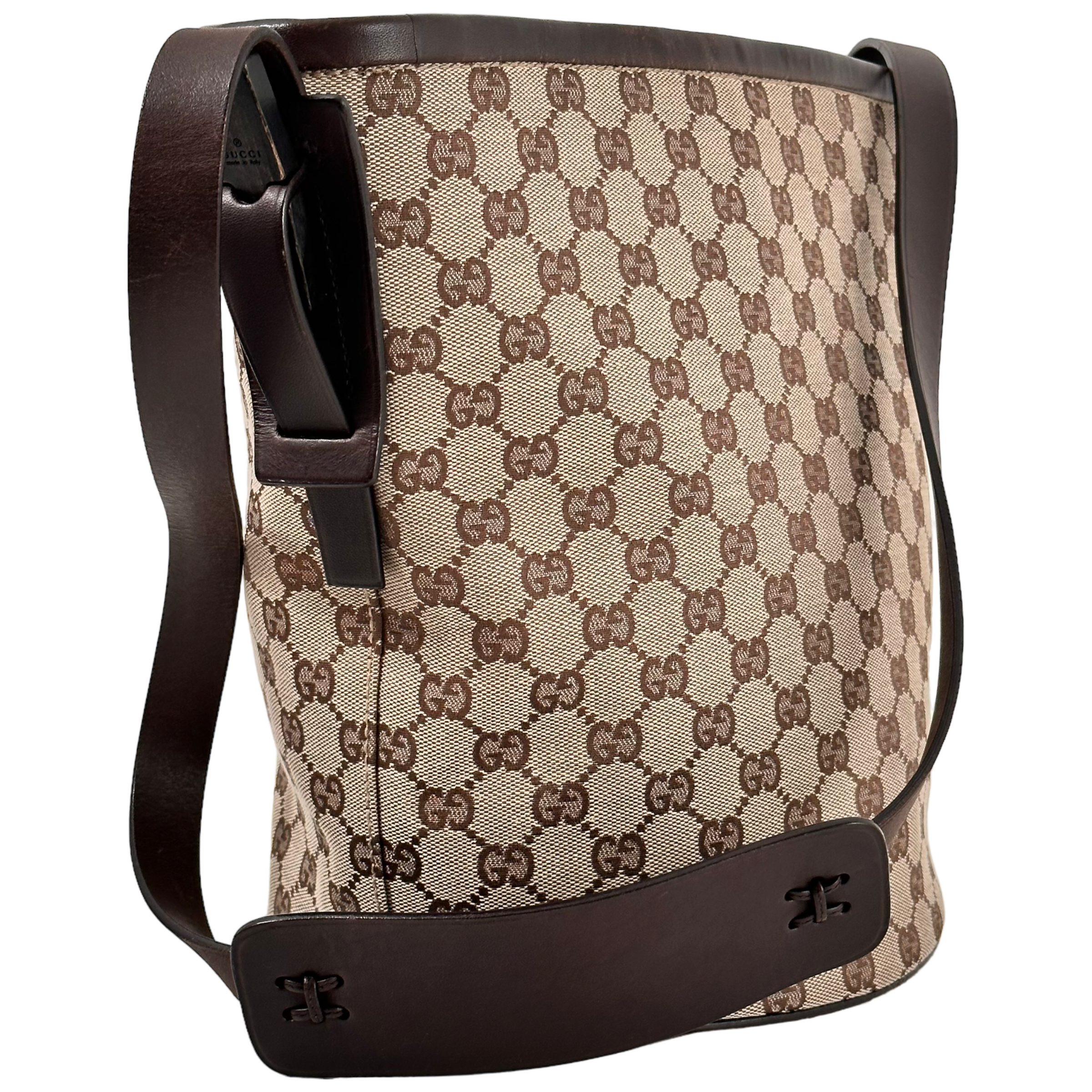 GG Canvas Bucket Bag