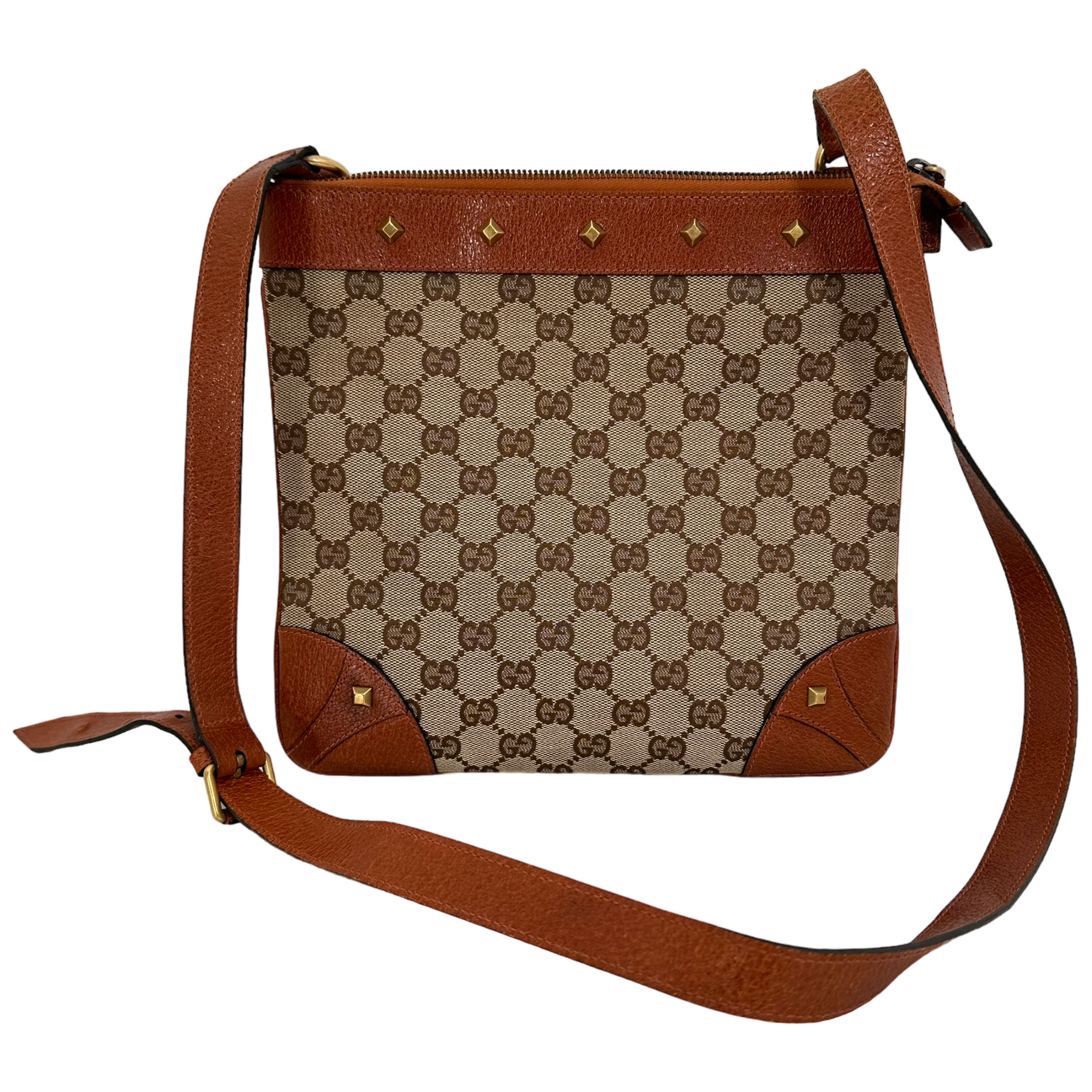 Vintage Studded Crossbody