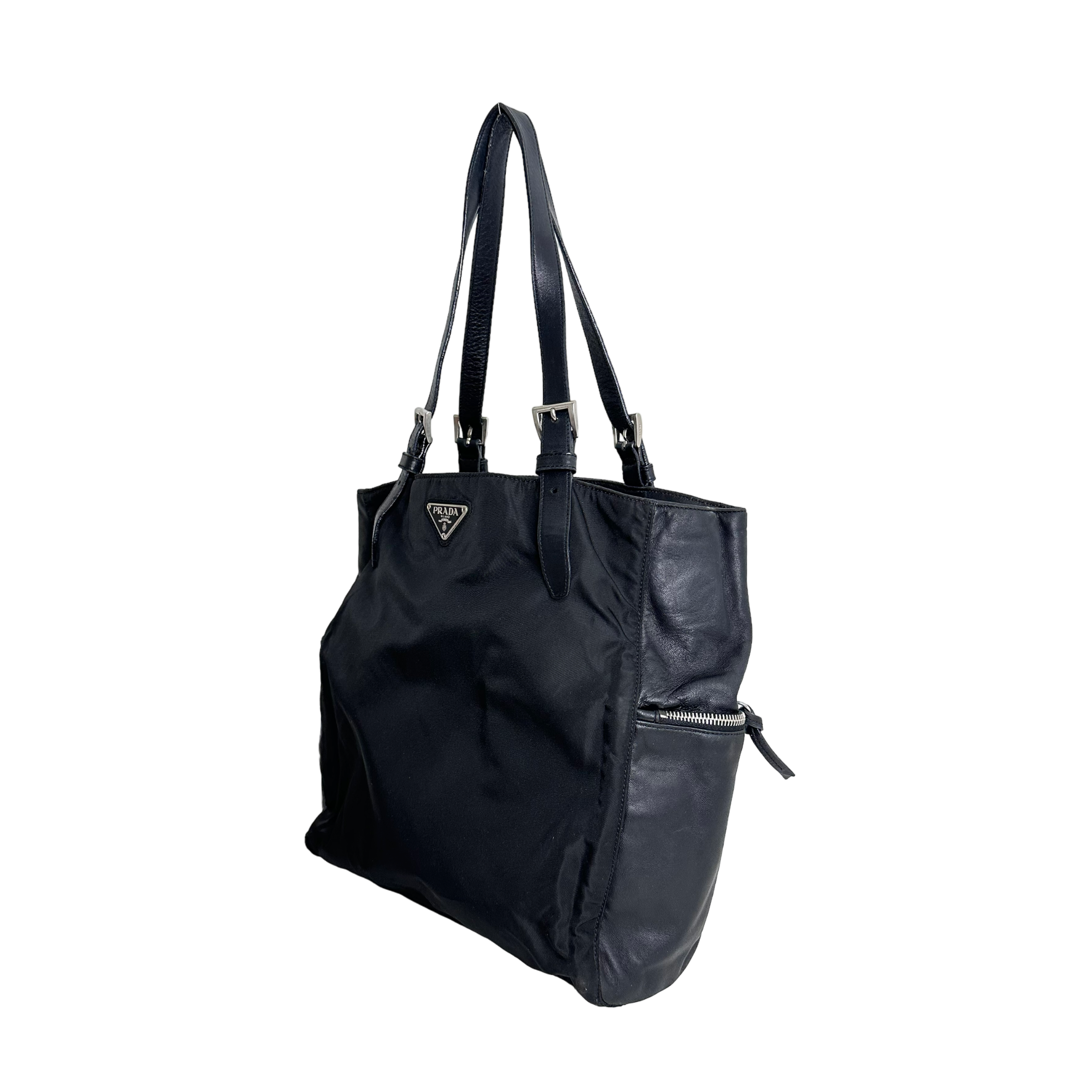 Black Nylon Tote