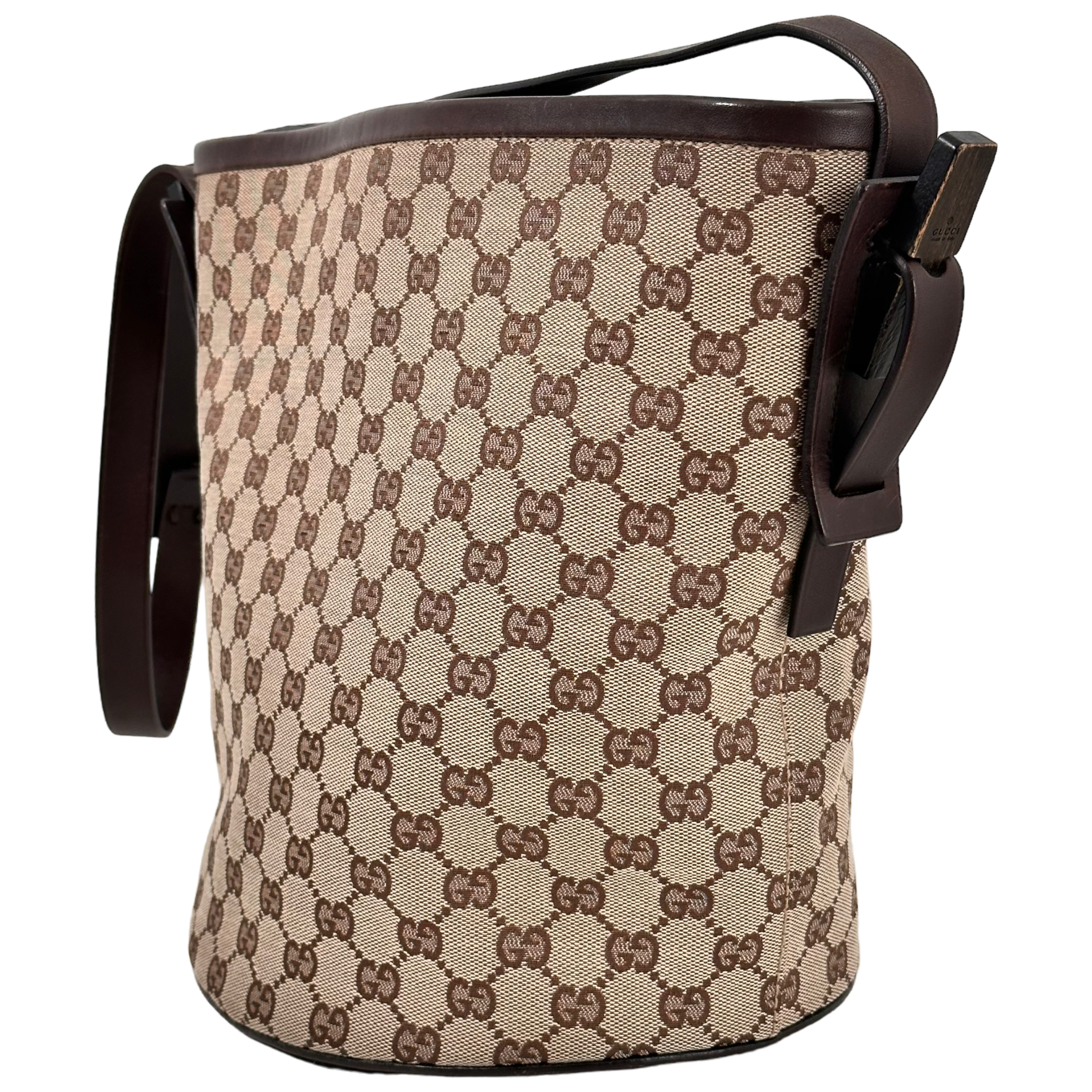 GG Canvas Bucket Bag