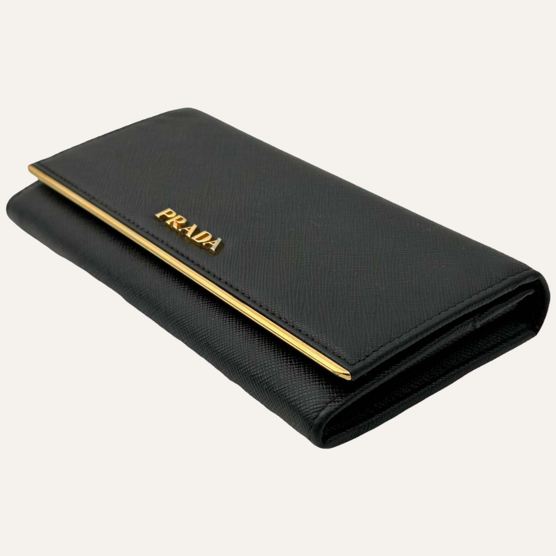 Saffiano Double Snap Wallet
