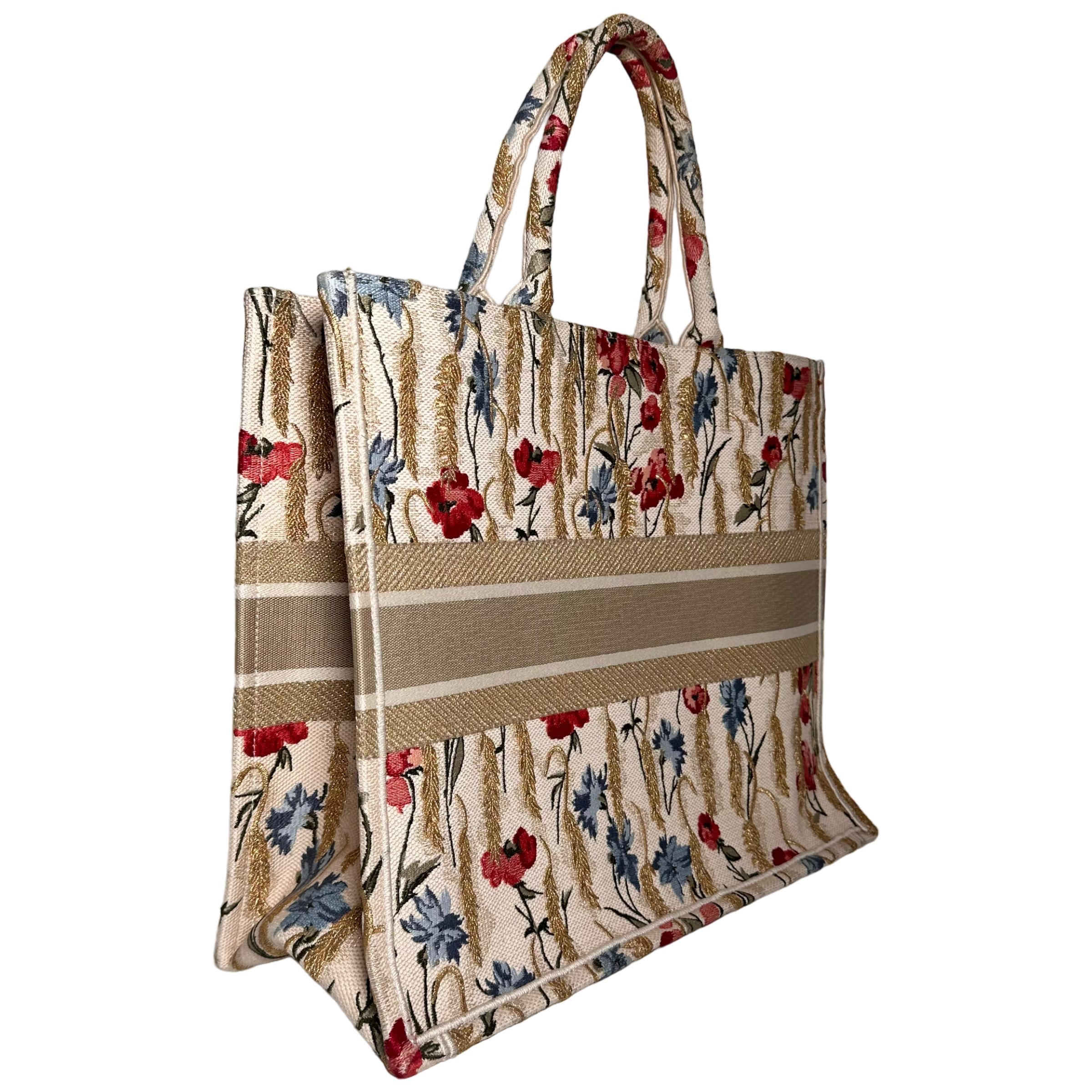 Medium Book Tote - Hibiscus Lunar New Year Edition
