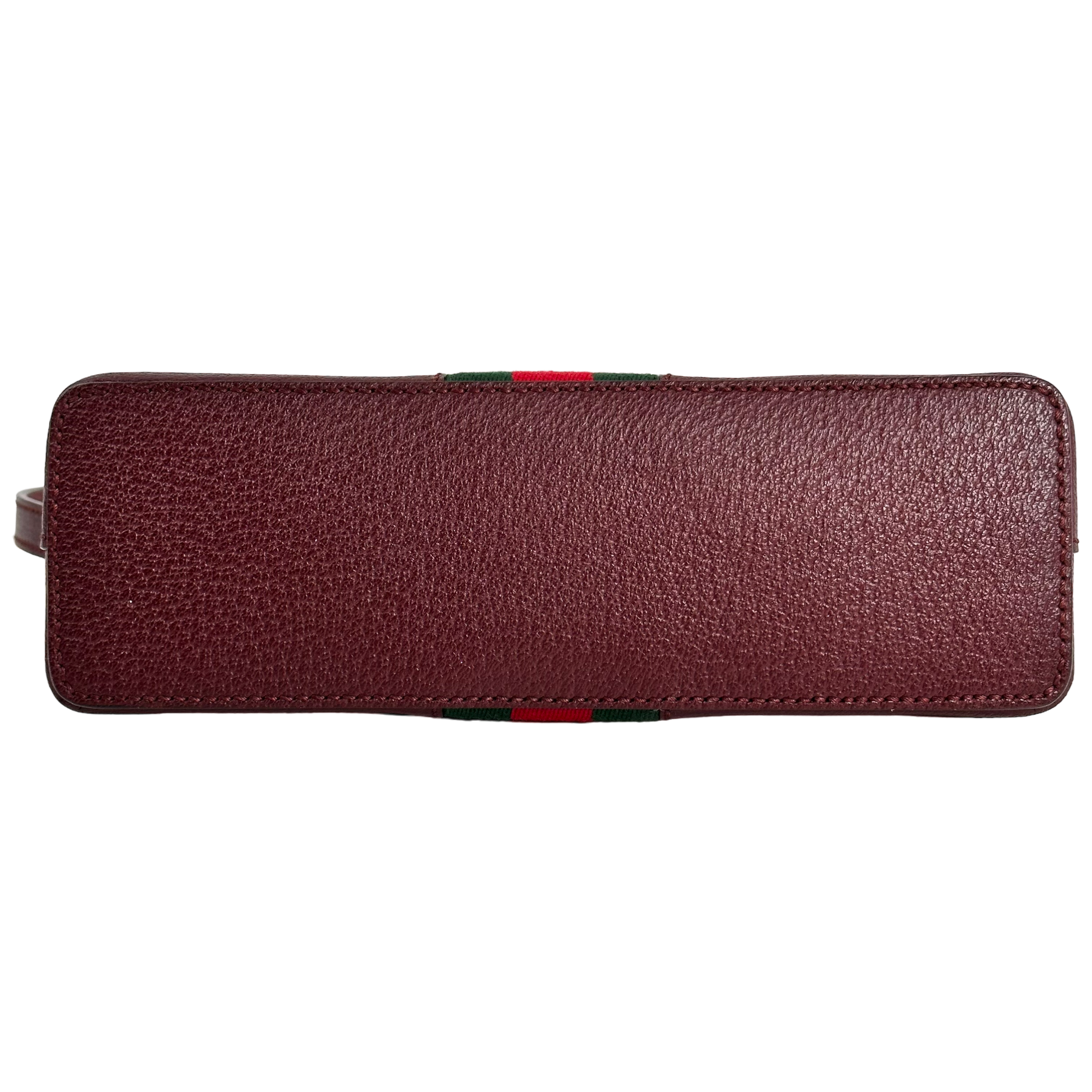 Burgundy Small Ophidia Shoulder Bag