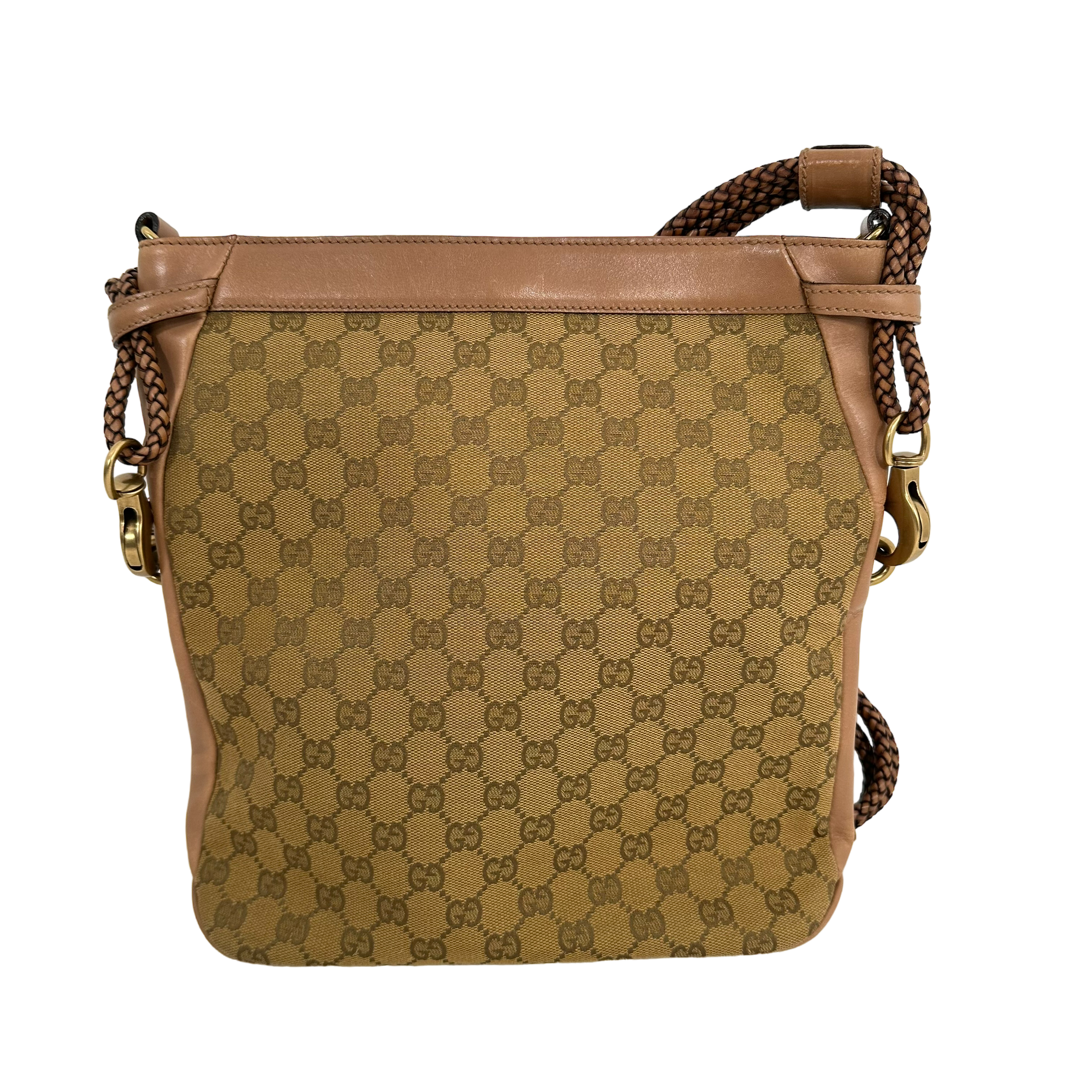 Braided GG Canvas Crossbody