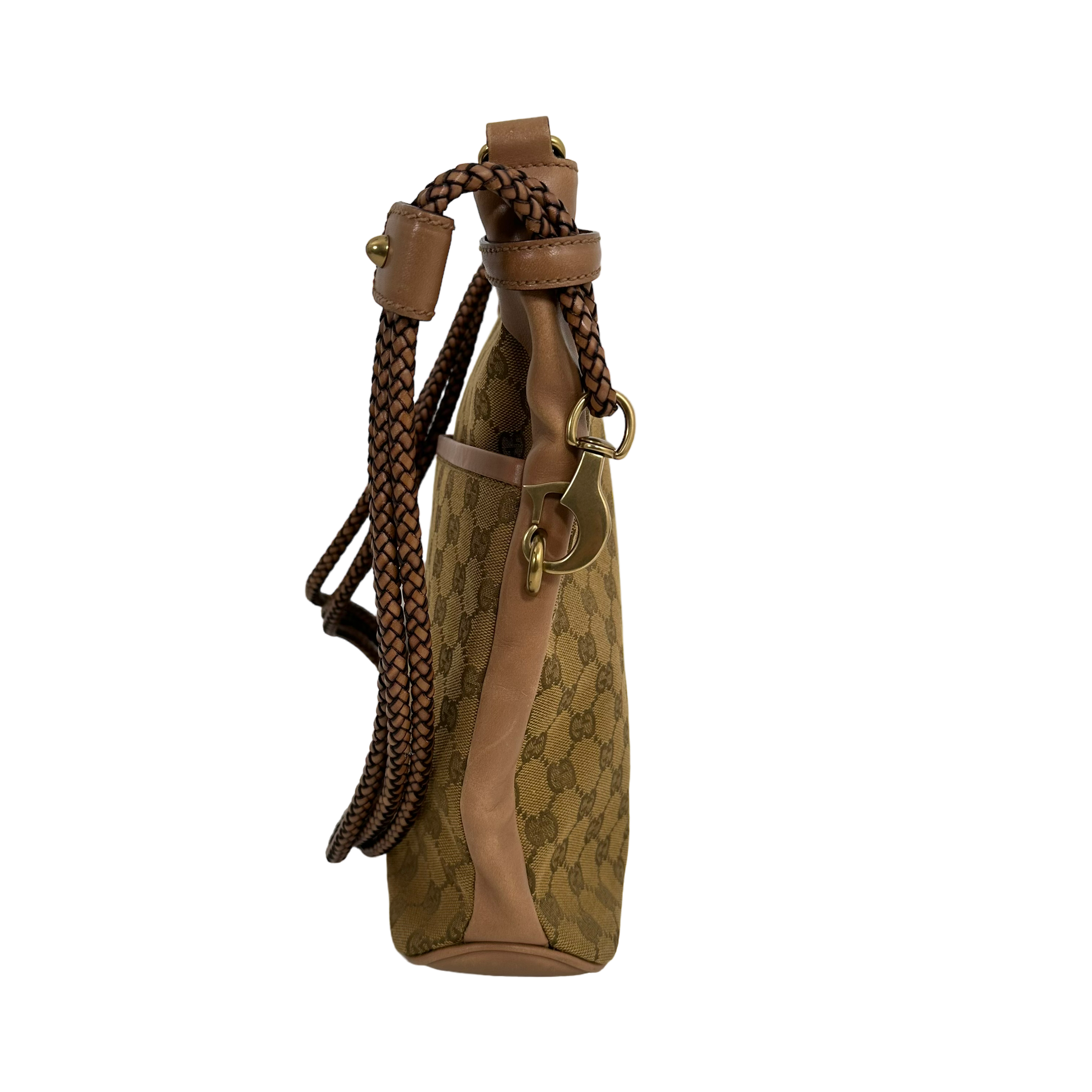 Braided GG Canvas Crossbody