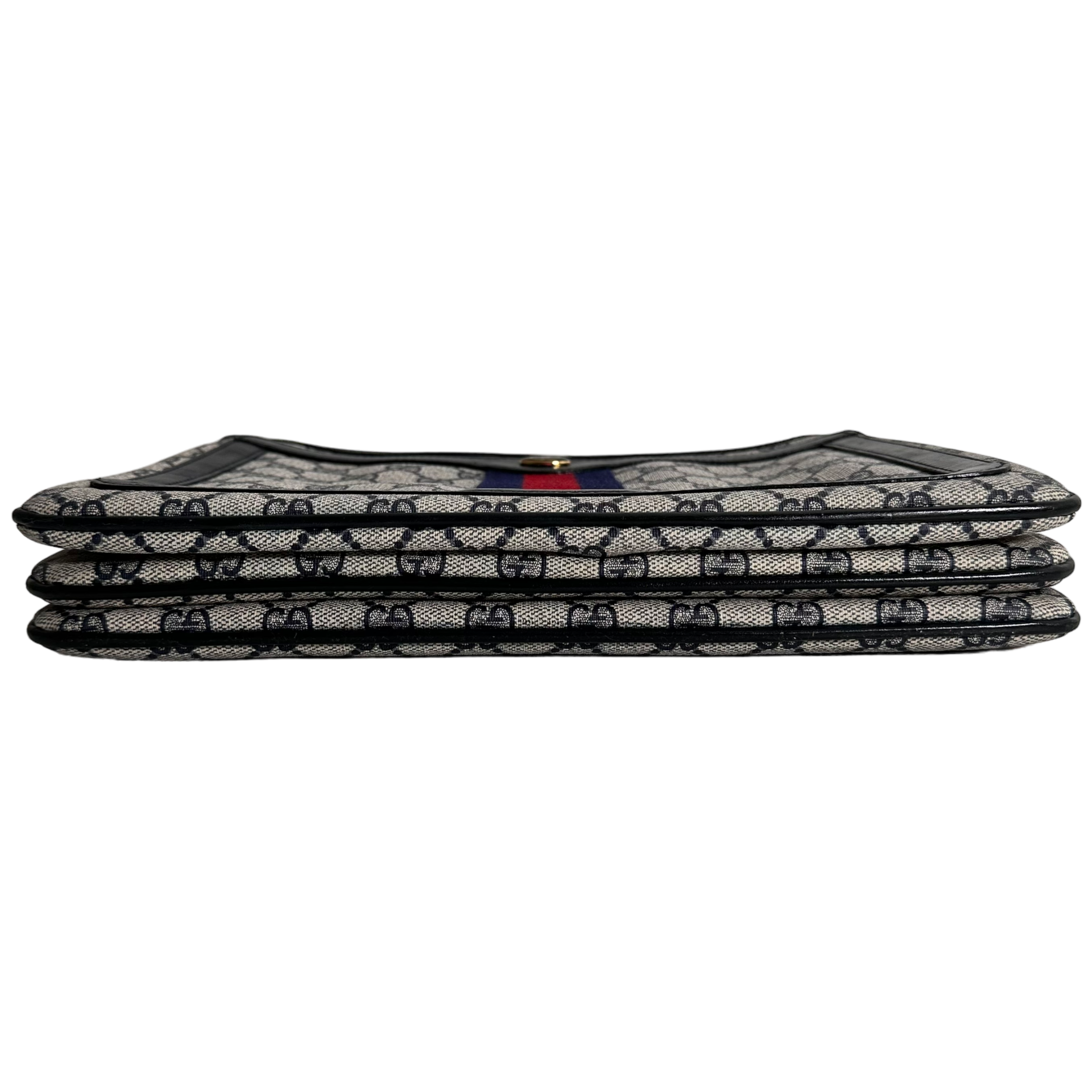 Vintage Navy and Red Stripe Shoulder Bag