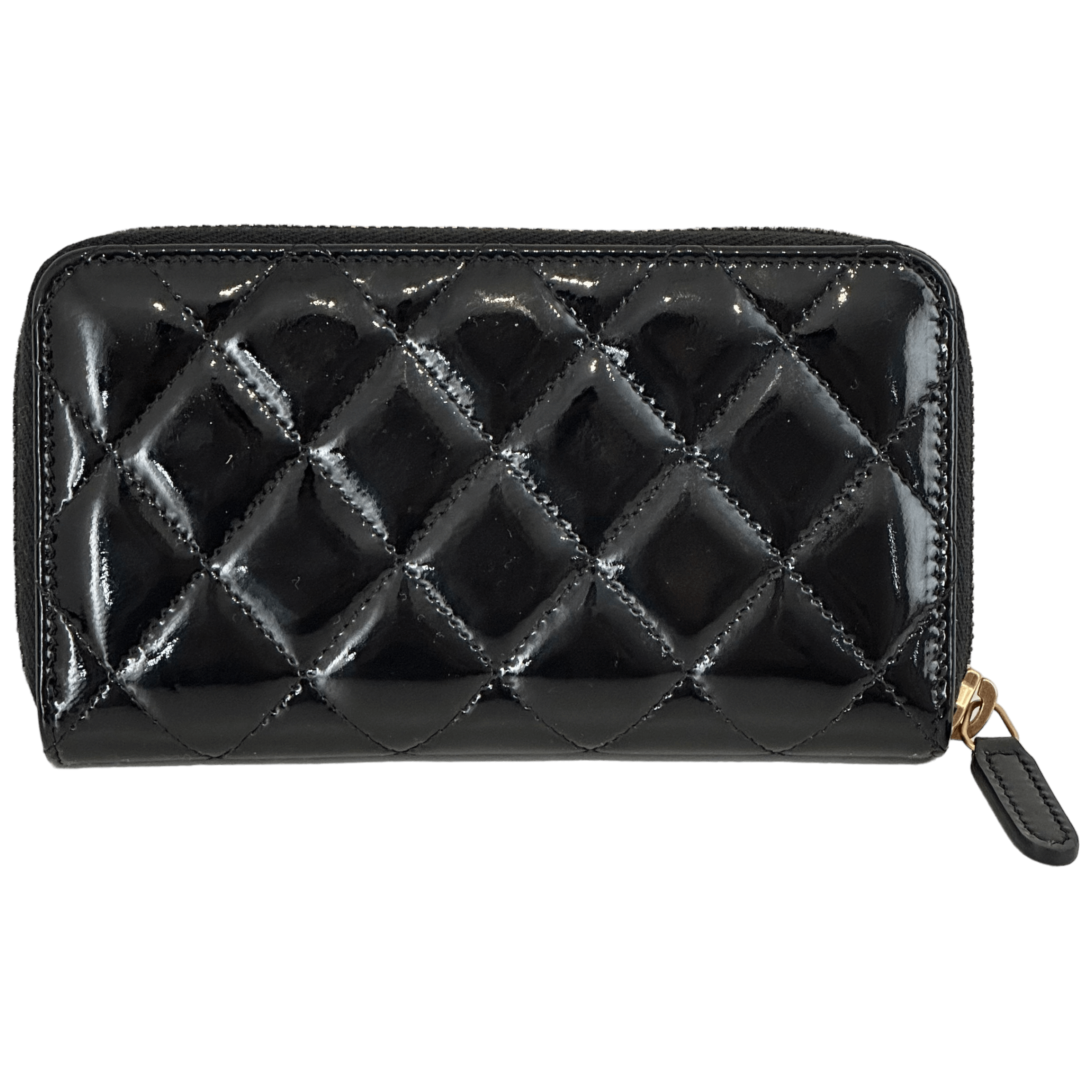 Black Patent Leather Wallet