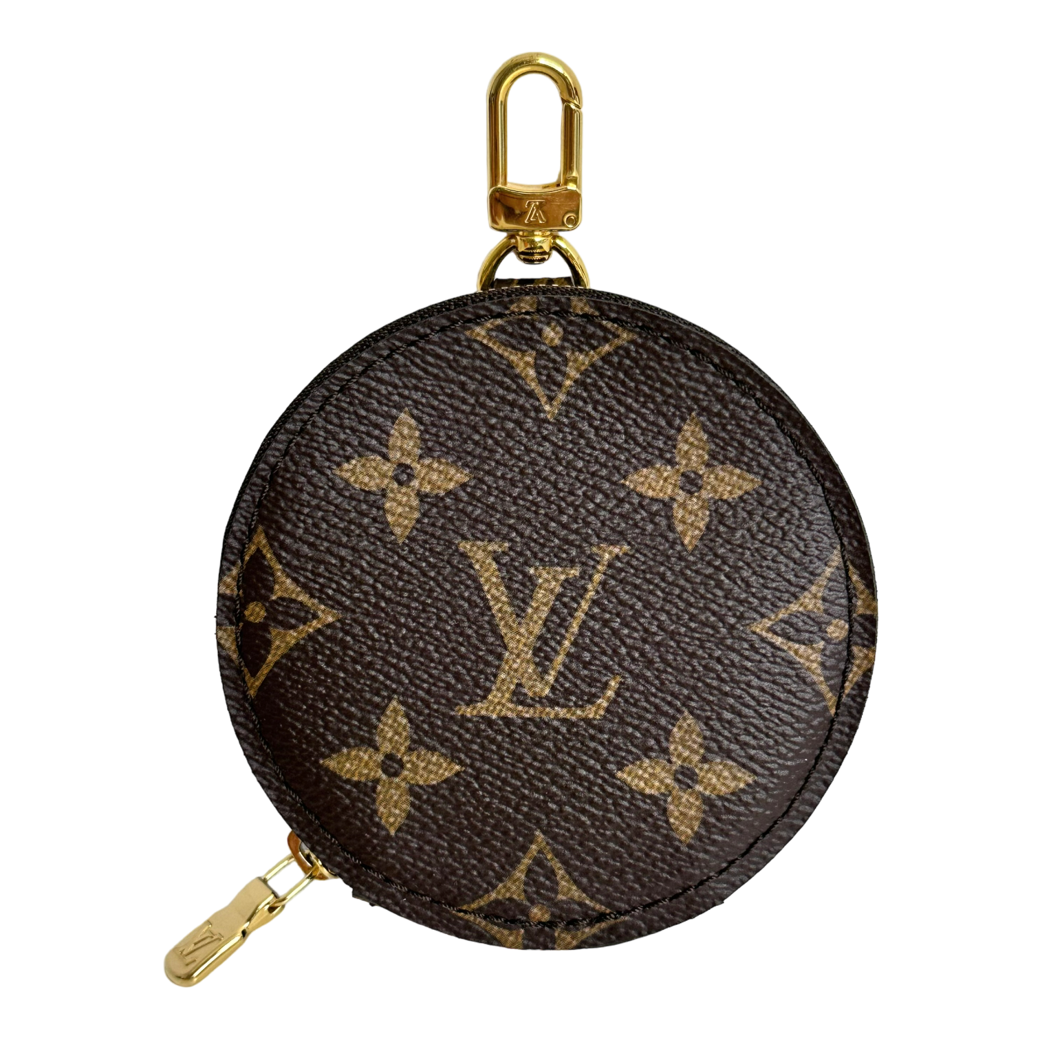 Monogram Round Coin Purse