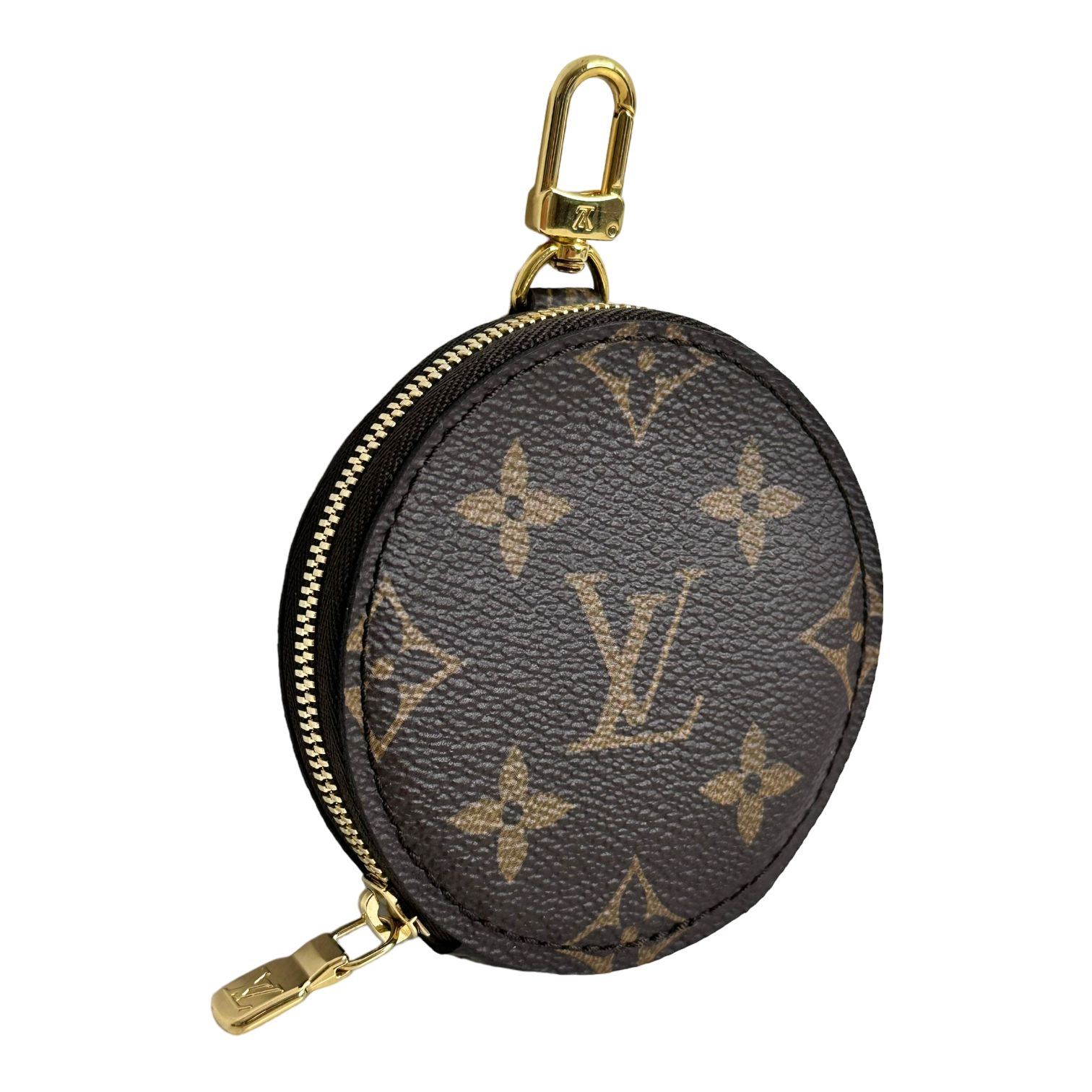 Monogram Round Coin Purse