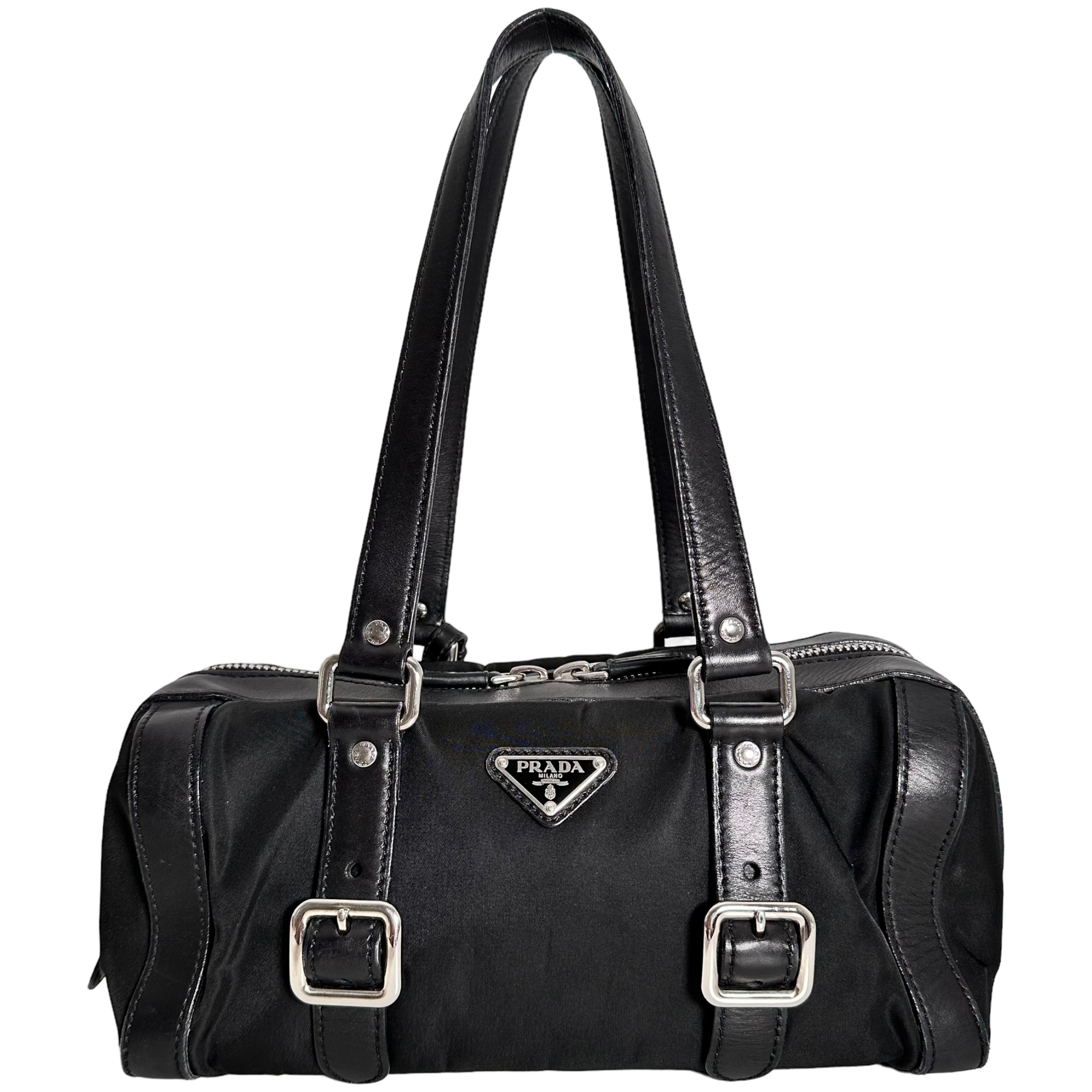 Nylon Buckle Shoulder Bag