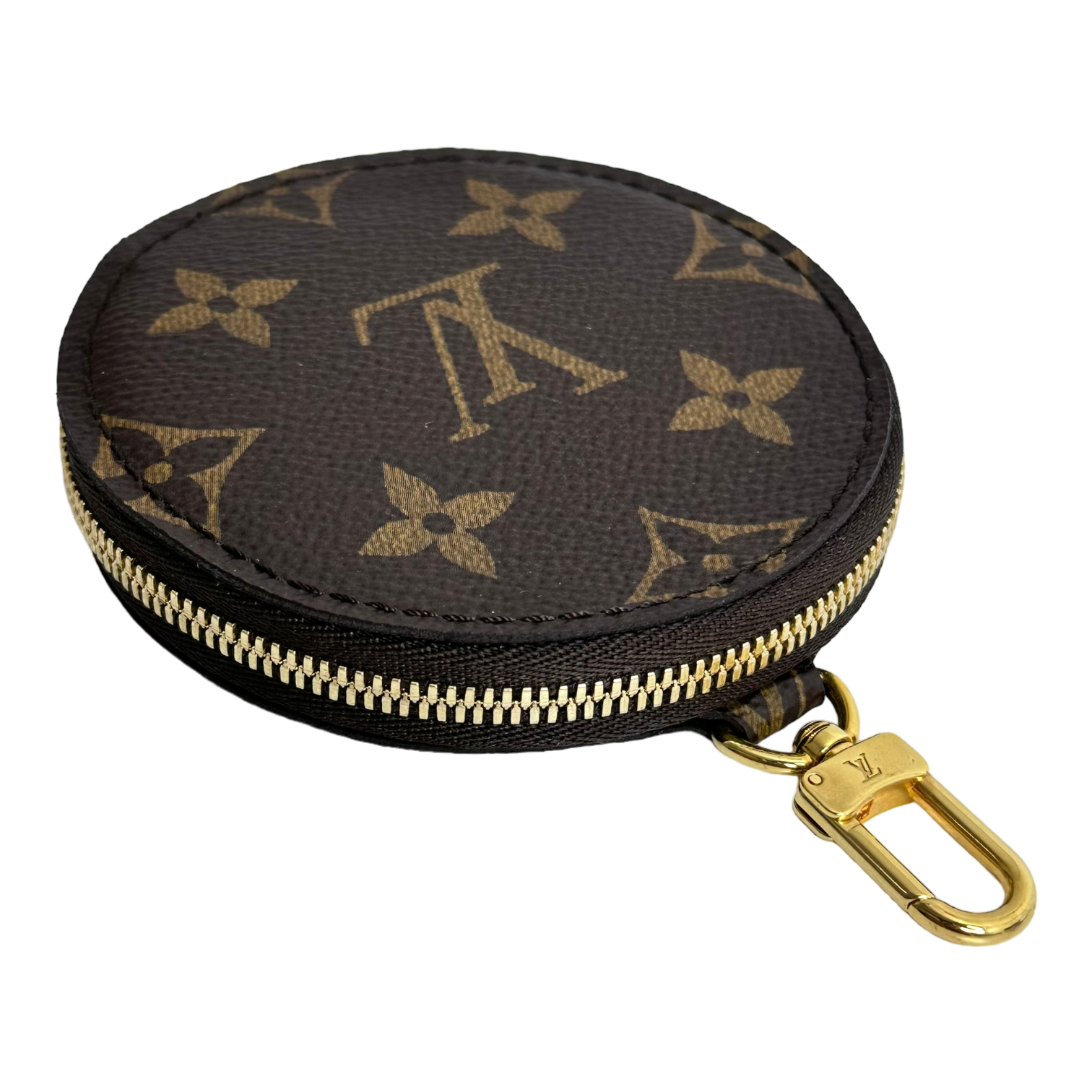 Monogram Round Coin Purse